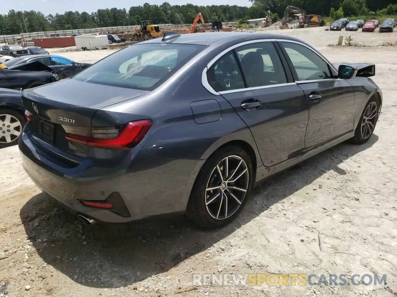 4 Фотография поврежденного автомобиля 3MW5R1J02M8C07336 BMW 3 SERIES 2021