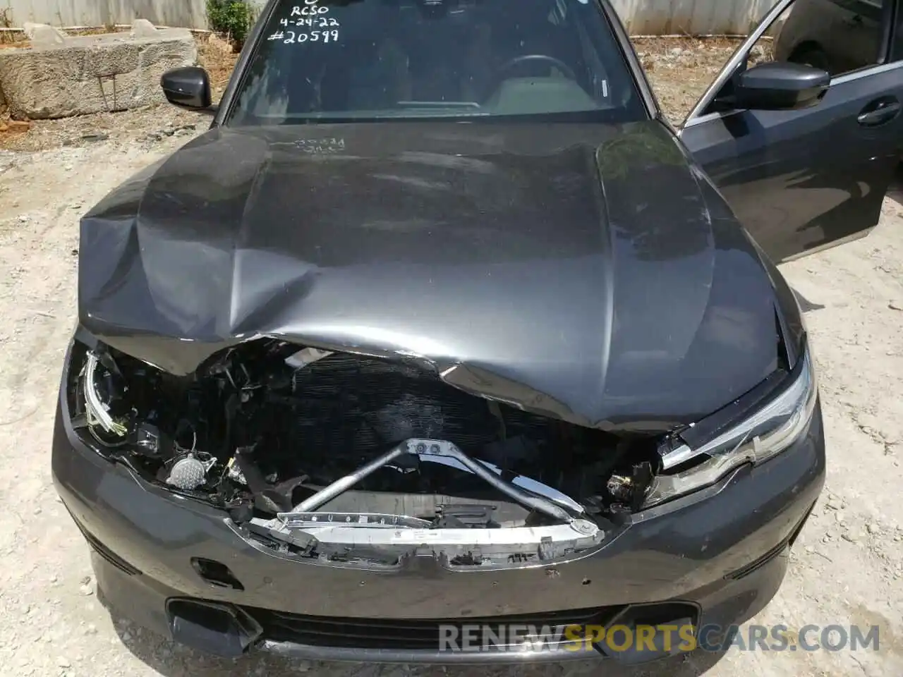 7 Photograph of a damaged car 3MW5R1J02M8C07336 BMW 3 SERIES 2021