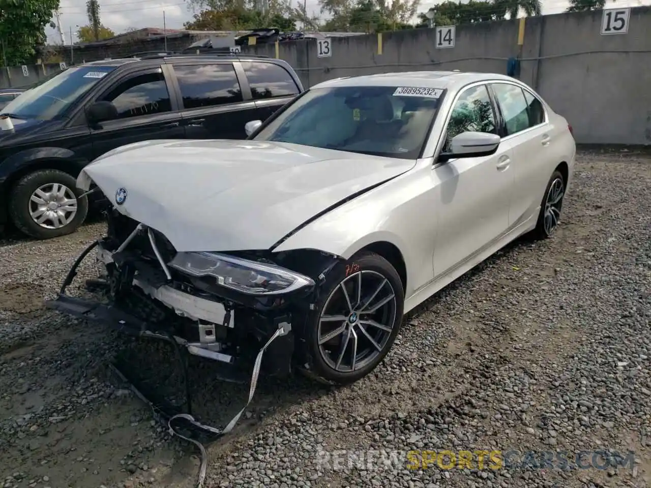 2 Photograph of a damaged car 3MW5R1J02M8C07708 BMW 3 SERIES 2021