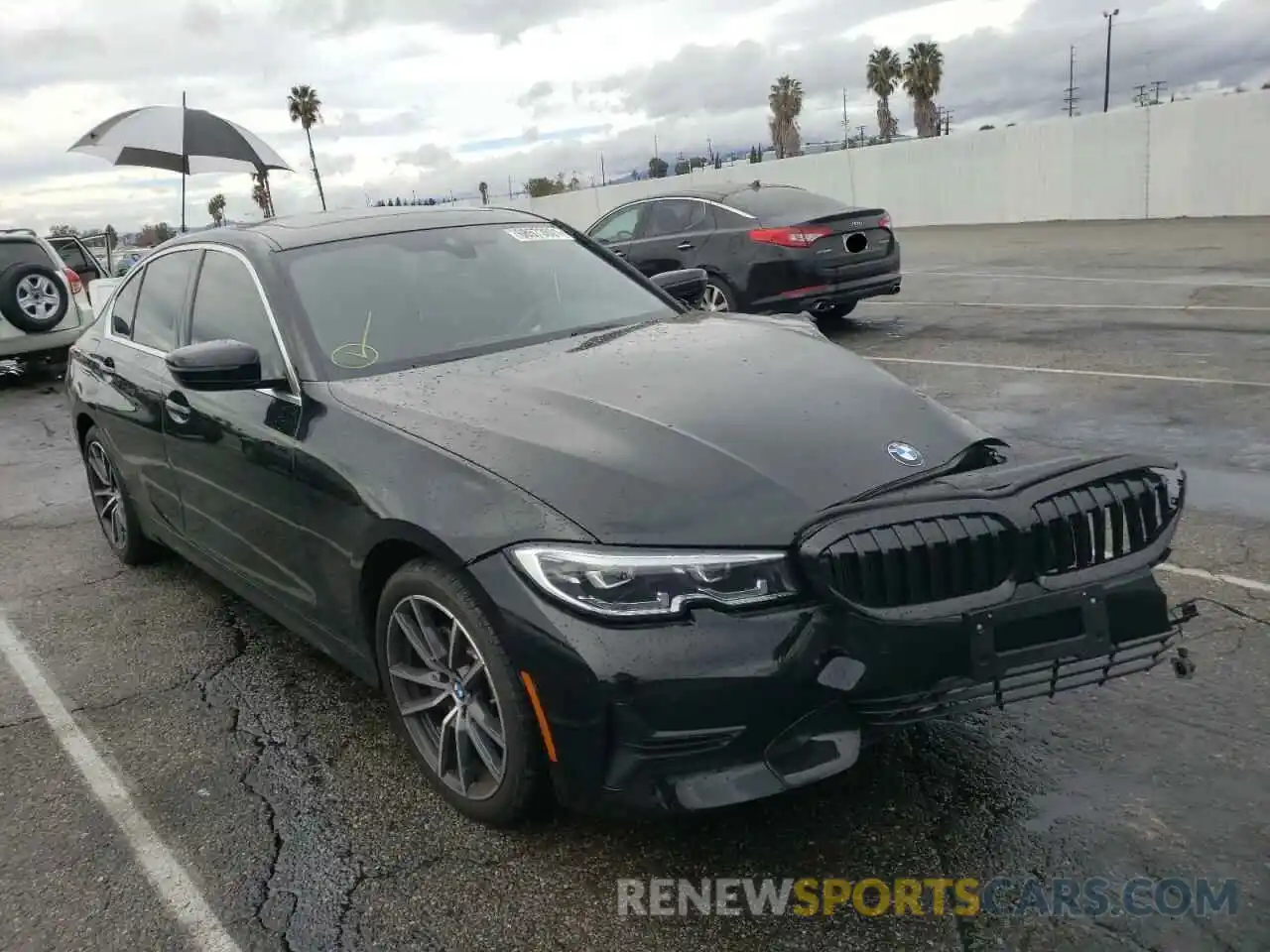 1 Photograph of a damaged car 3MW5R1J02M8C10091 BMW 3 SERIES 2021