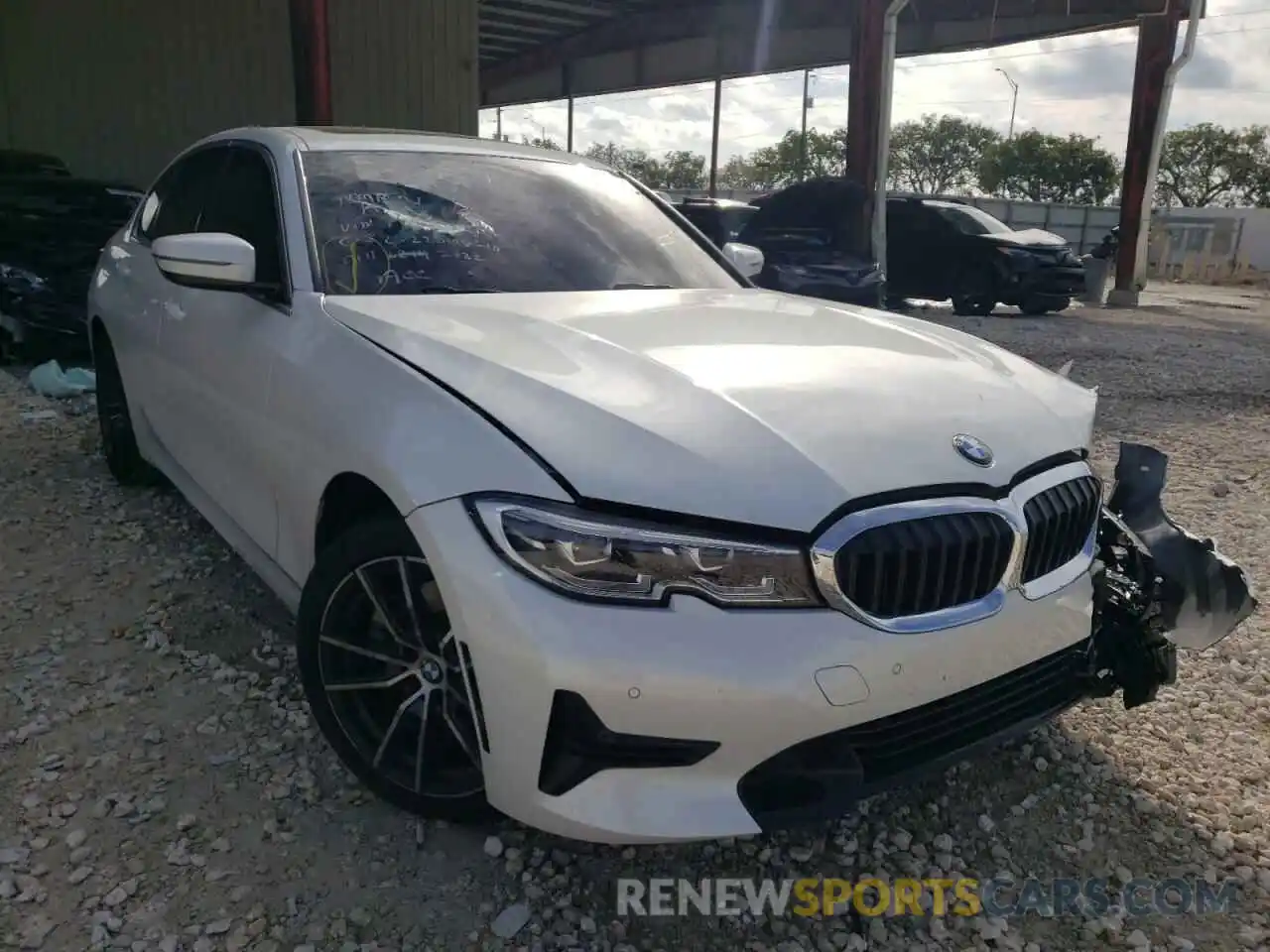 1 Photograph of a damaged car 3MW5R1J02M8C17803 BMW 3 SERIES 2021