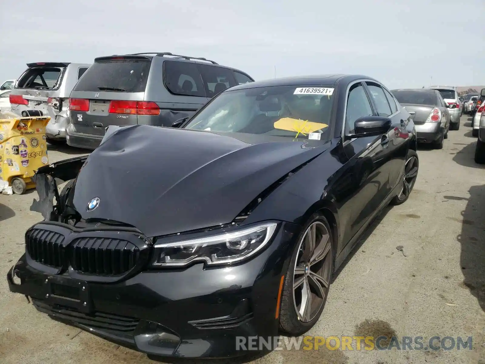 2 Photograph of a damaged car 3MW5R1J03M8B51813 BMW 3 SERIES 2021