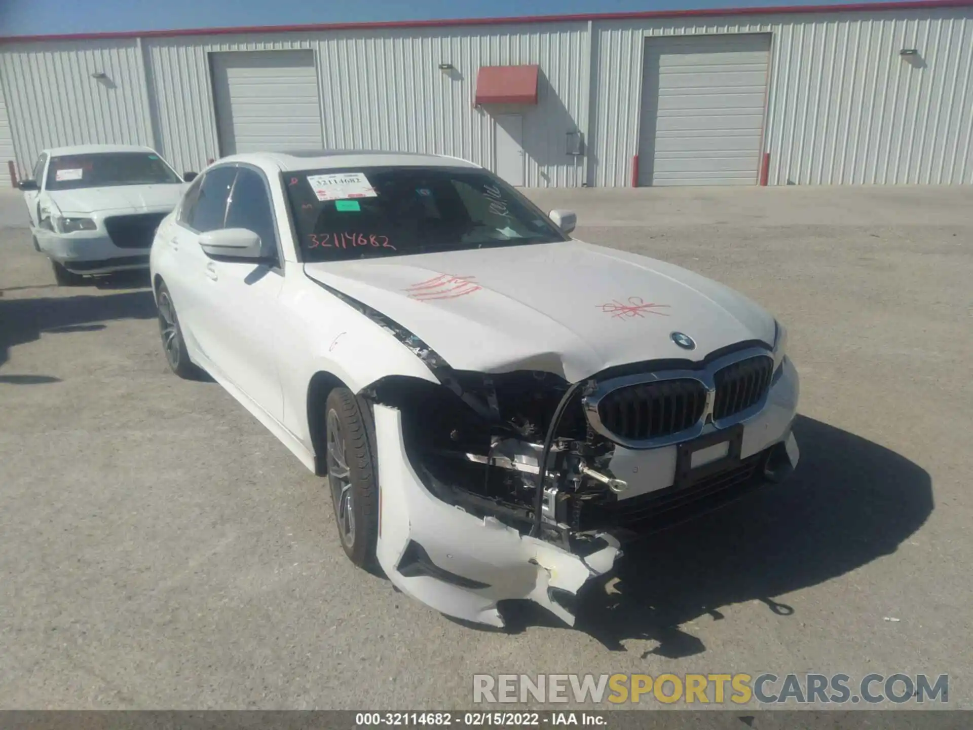 1 Фотография поврежденного автомобиля 3MW5R1J03M8B55800 BMW 3 SERIES 2021