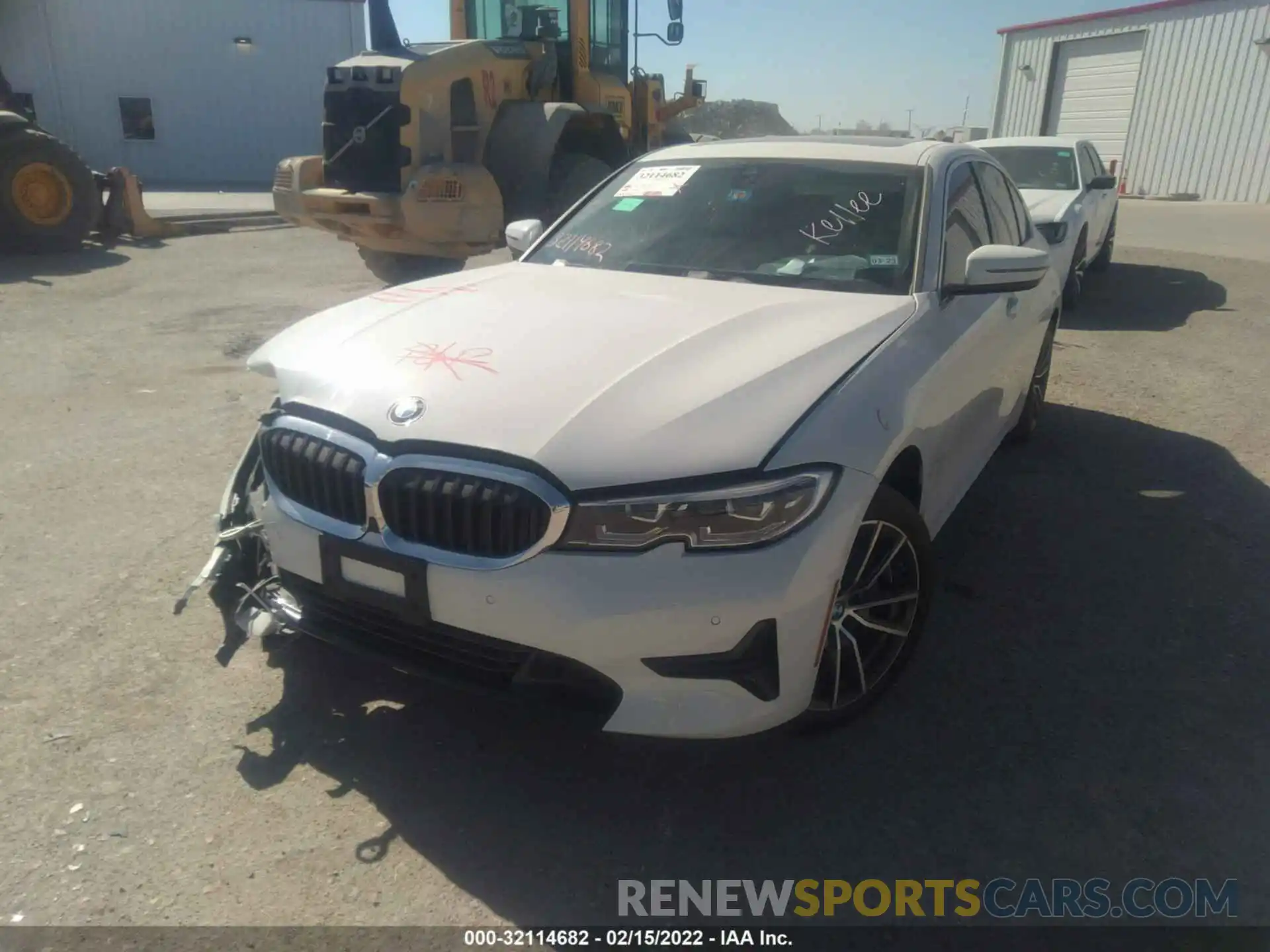 2 Photograph of a damaged car 3MW5R1J03M8B55800 BMW 3 SERIES 2021