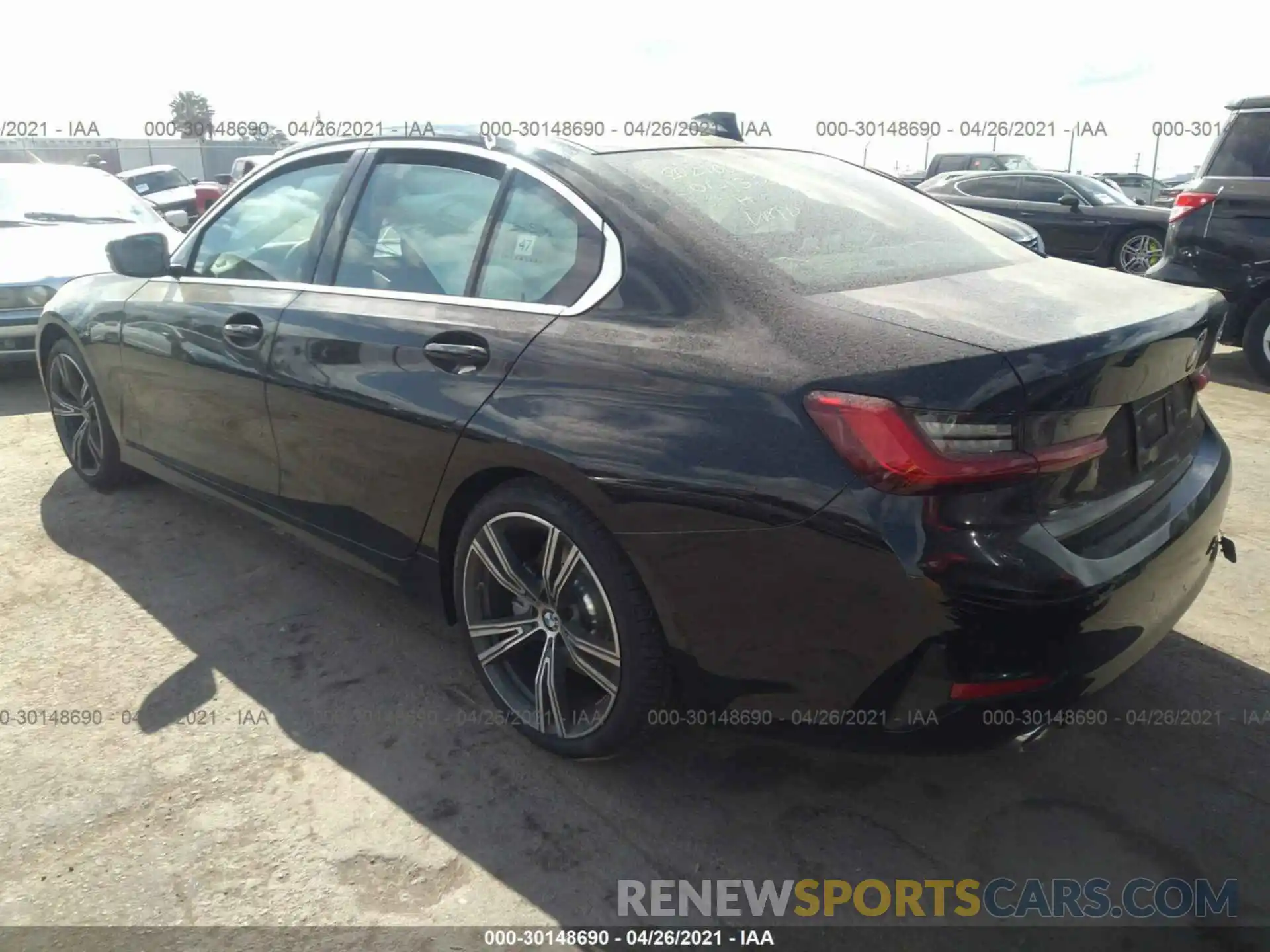 3 Photograph of a damaged car 3MW5R1J03M8B59524 BMW 3 SERIES 2021