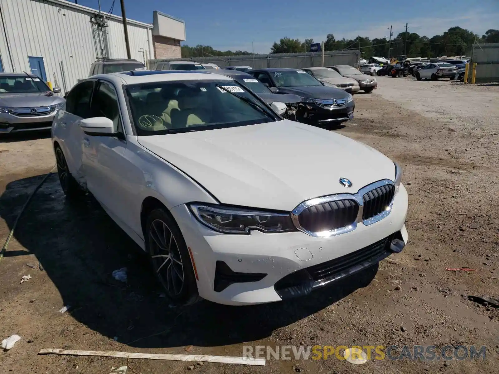 1 Photograph of a damaged car 3MW5R1J03M8B74248 BMW 3 SERIES 2021