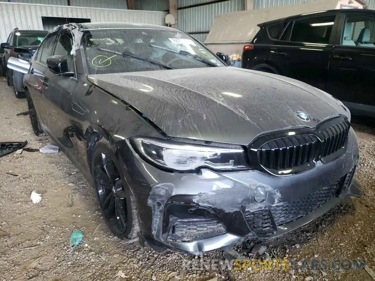 1 Photograph of a damaged car 3MW5R1J03M8B98467 BMW 3 SERIES 2021