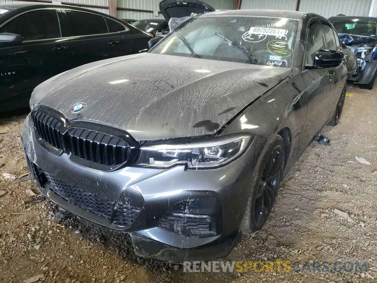 2 Photograph of a damaged car 3MW5R1J03M8B98467 BMW 3 SERIES 2021