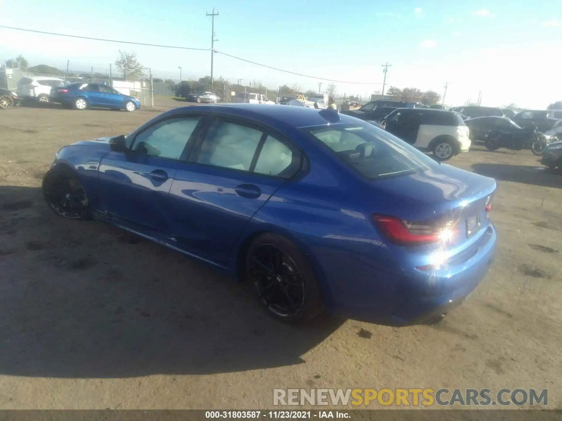 3 Photograph of a damaged car 3MW5R1J03M8C10407 BMW 3 SERIES 2021