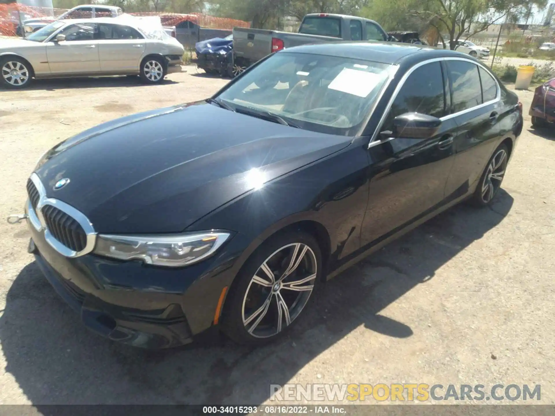 2 Photograph of a damaged car 3MW5R1J03M8C10732 BMW 3 SERIES 2021