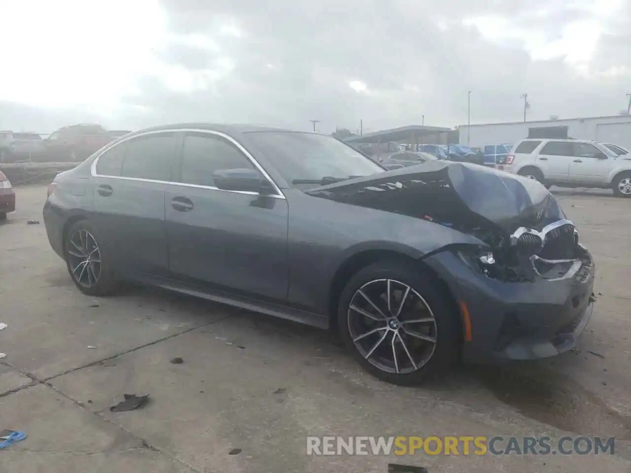 4 Photograph of a damaged car 3MW5R1J03M8C11556 BMW 3 SERIES 2021