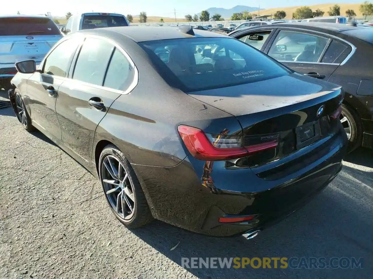 3 Photograph of a damaged car 3MW5R1J04M8B77756 BMW 3 SERIES 2021