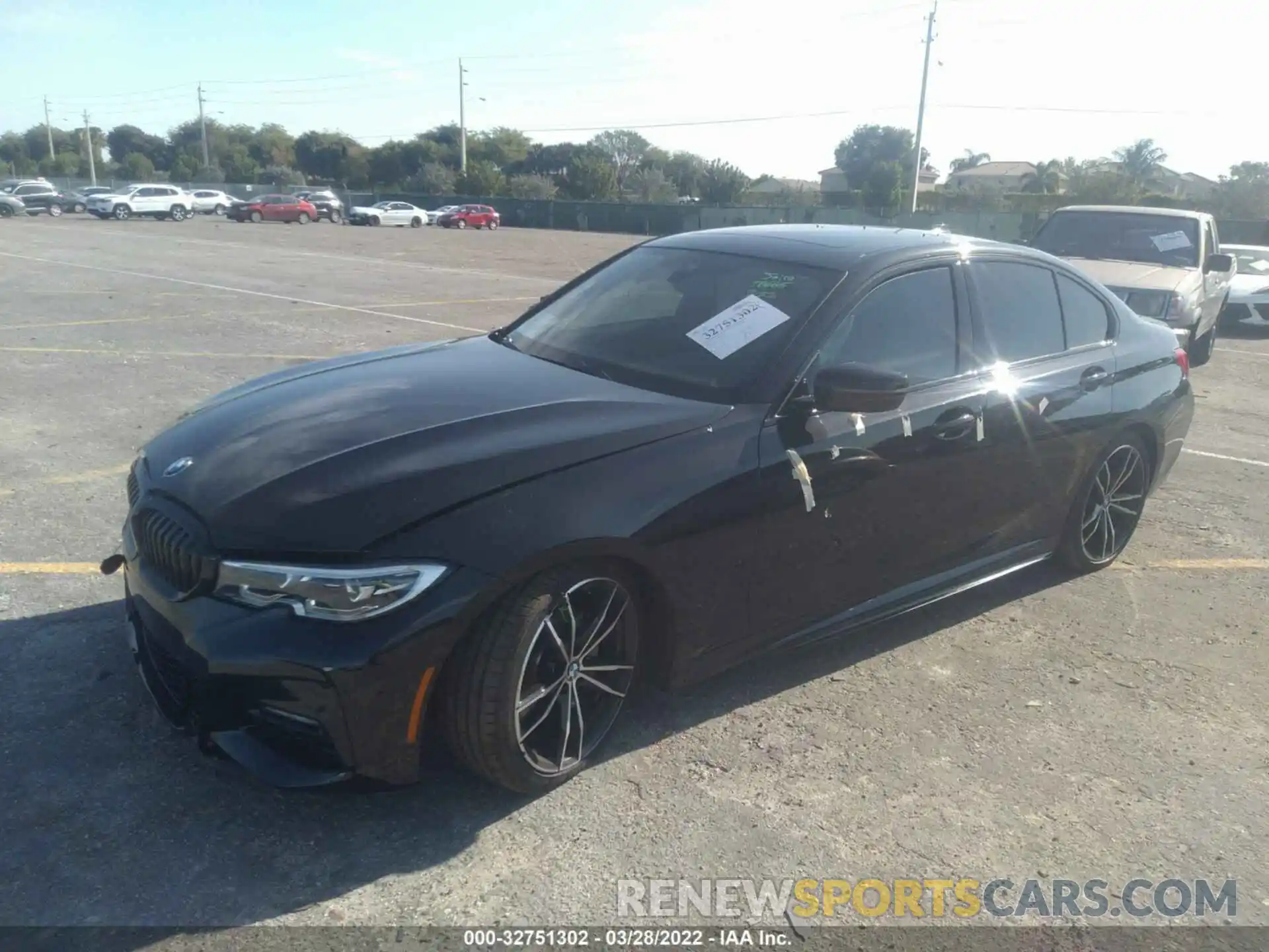 2 Photograph of a damaged car 3MW5R1J04M8B80656 BMW 3 SERIES 2021