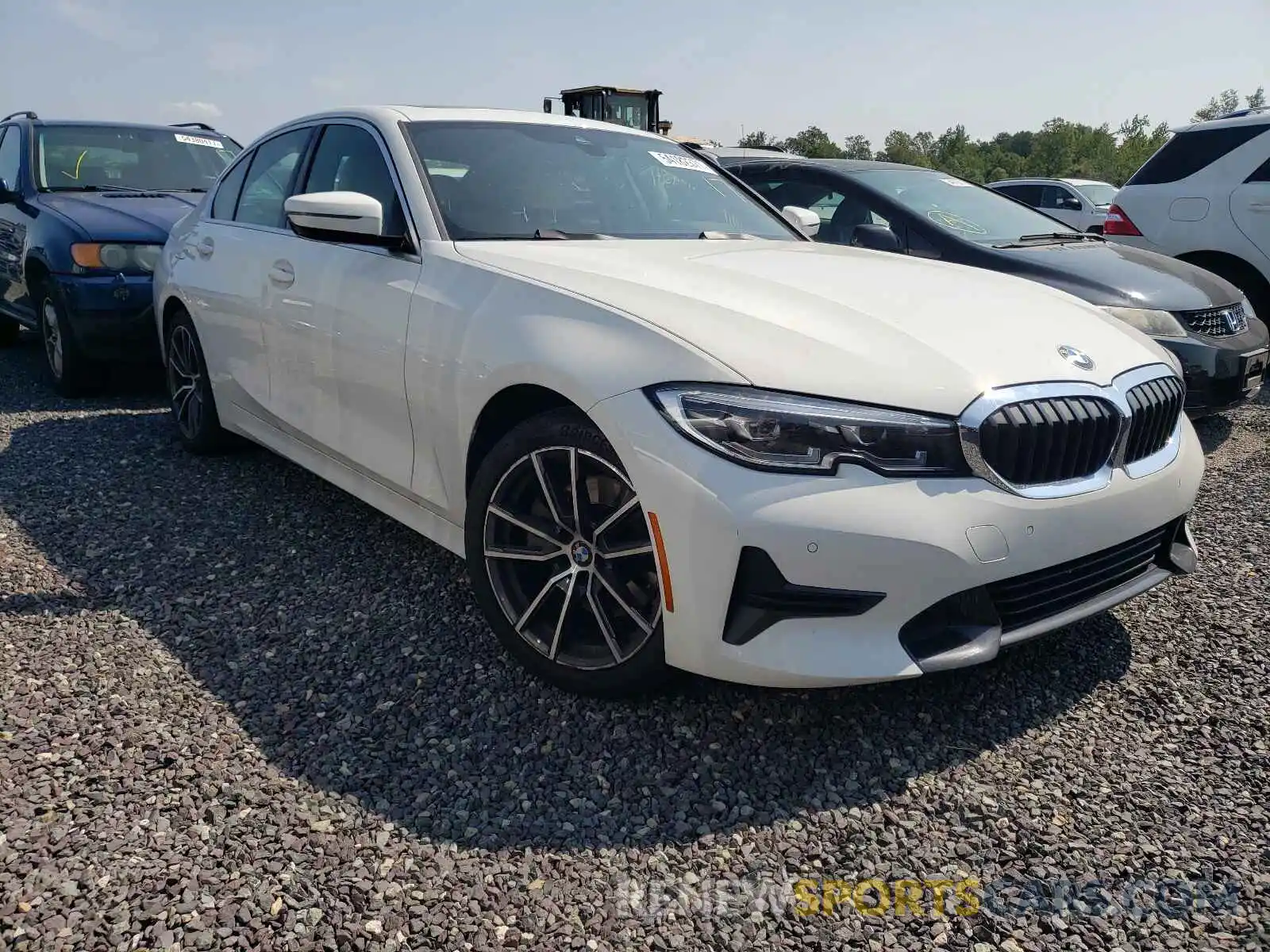 1 Photograph of a damaged car 3MW5R1J04M8B81225 BMW 3 SERIES 2021