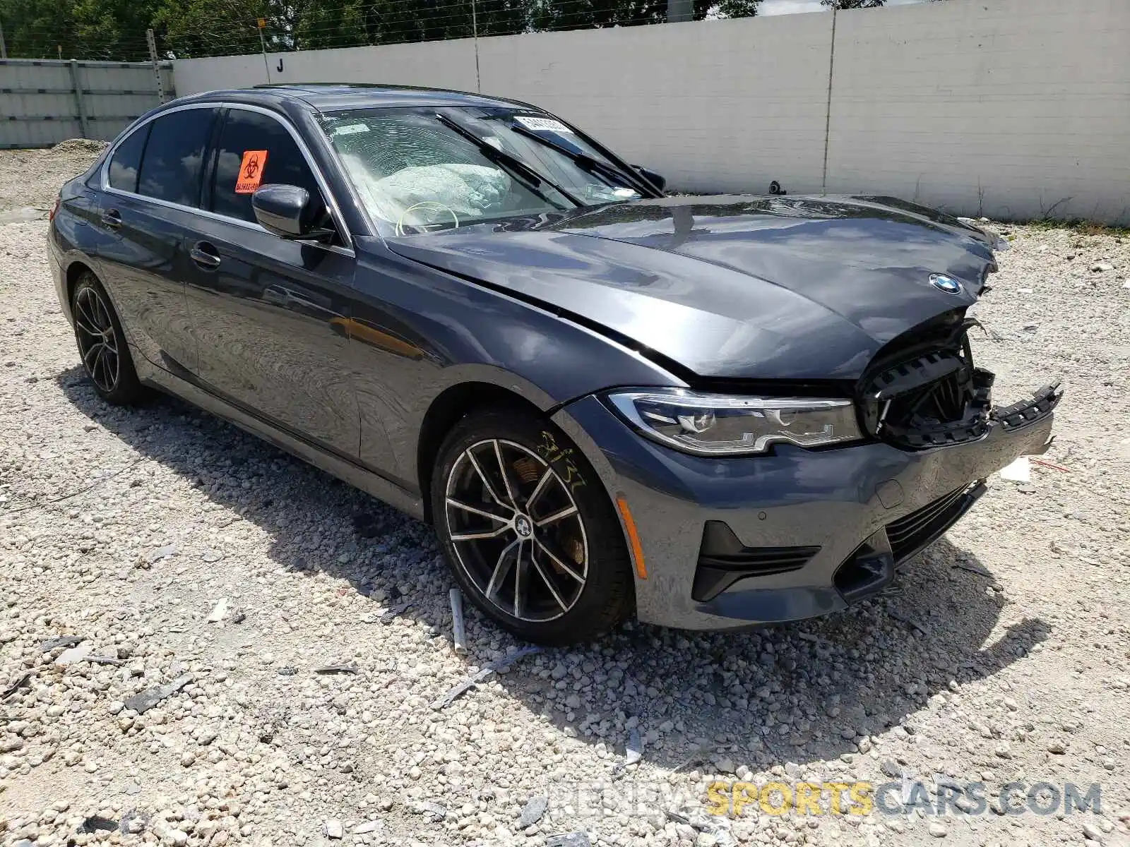 1 Photograph of a damaged car 3MW5R1J04M8B94010 BMW 3 SERIES 2021