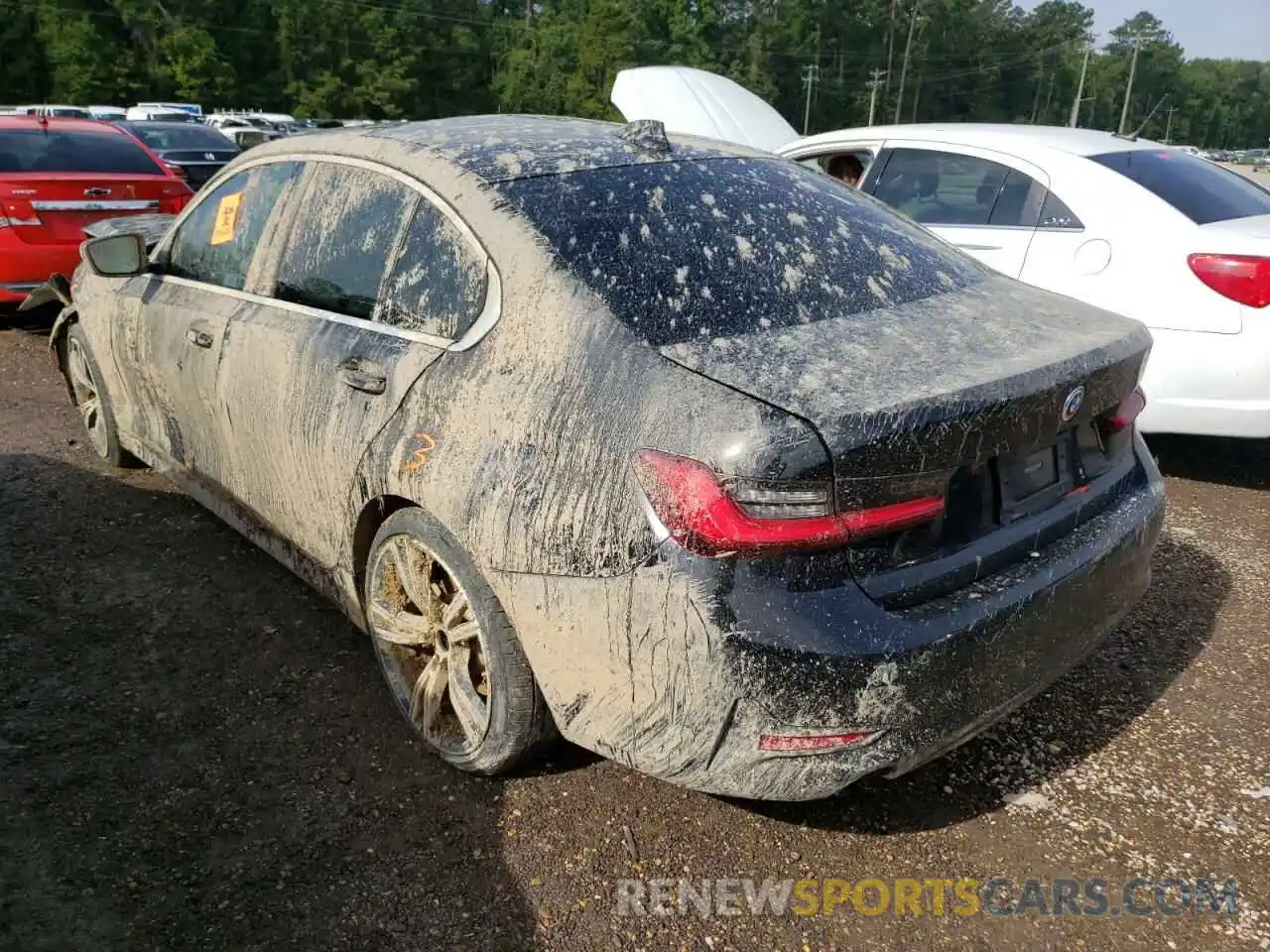 3 Photograph of a damaged car 3MW5R1J04M8B98882 BMW 3 SERIES 2021