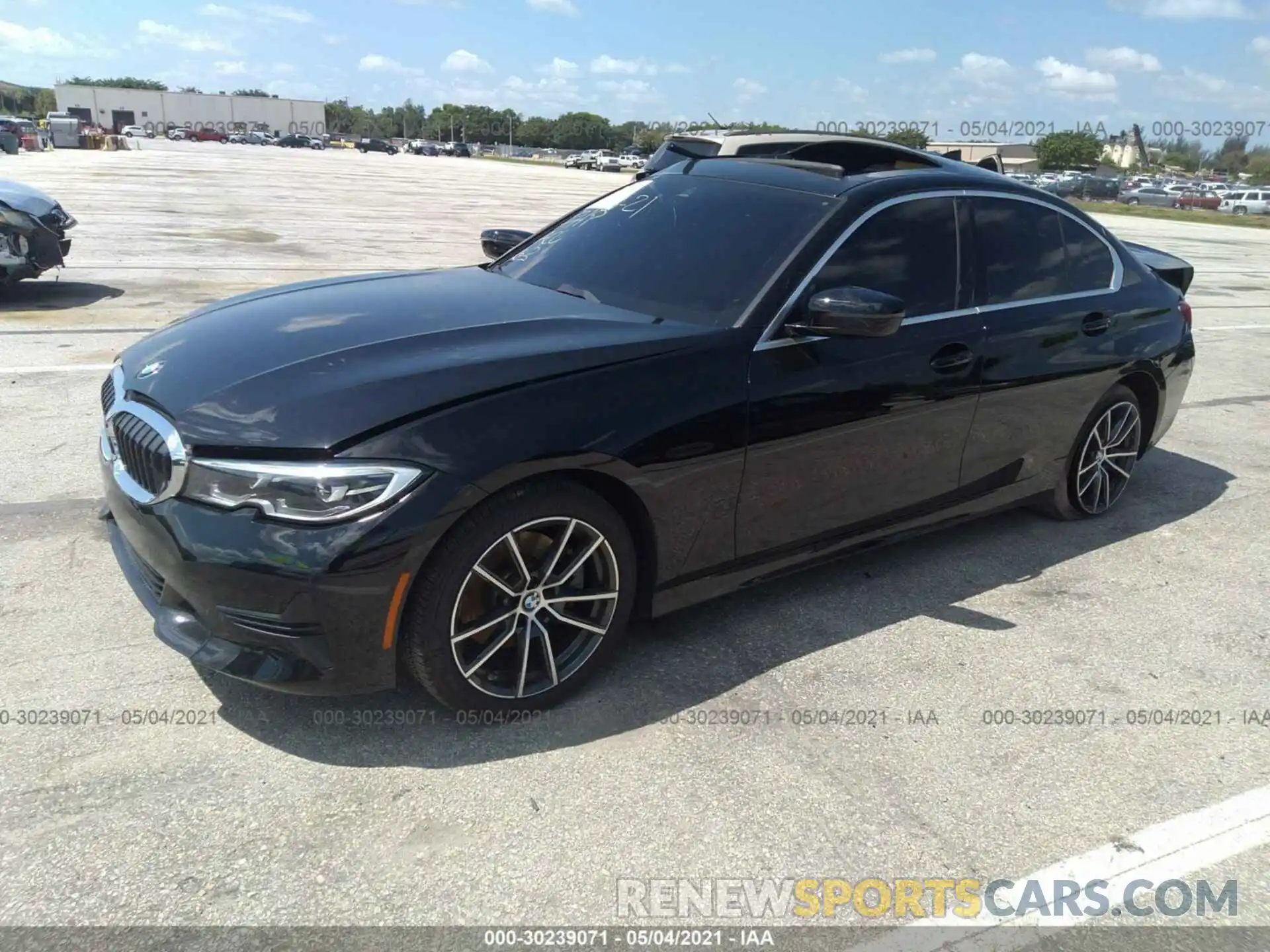 2 Photograph of a damaged car 3MW5R1J05M8B47276 BMW 3 SERIES 2021