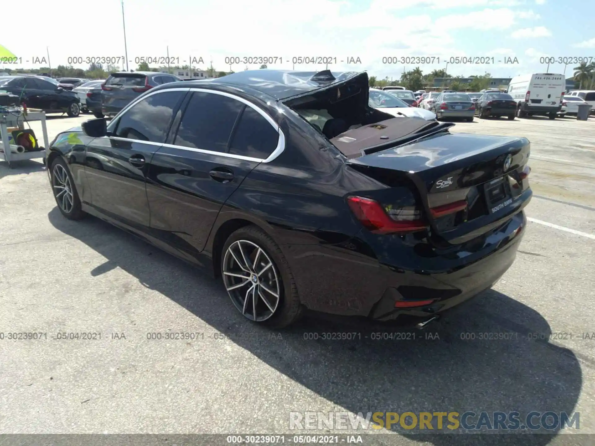 3 Photograph of a damaged car 3MW5R1J05M8B47276 BMW 3 SERIES 2021