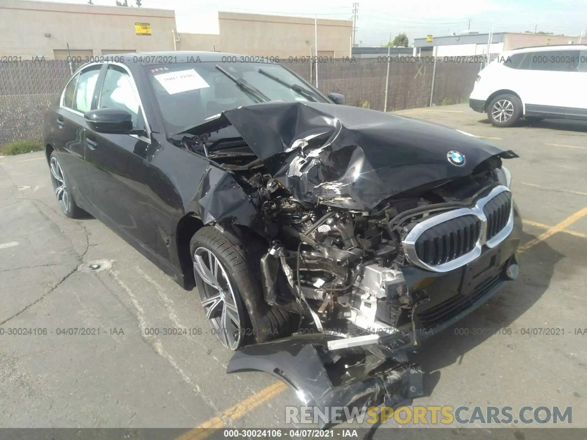 1 Photograph of a damaged car 3MW5R1J05M8B50209 BMW 3 SERIES 2021