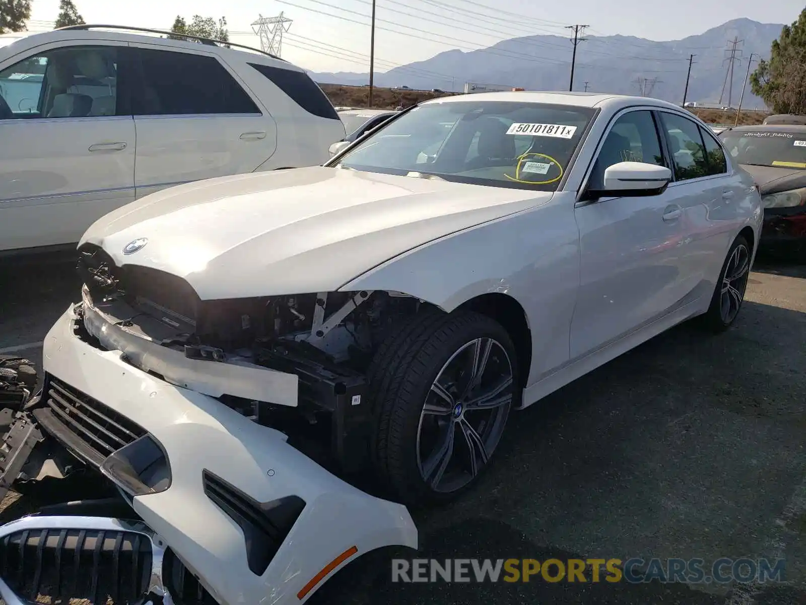 3 Photograph of a damaged car 3MW5R1J05M8B50646 BMW 3 SERIES 2021