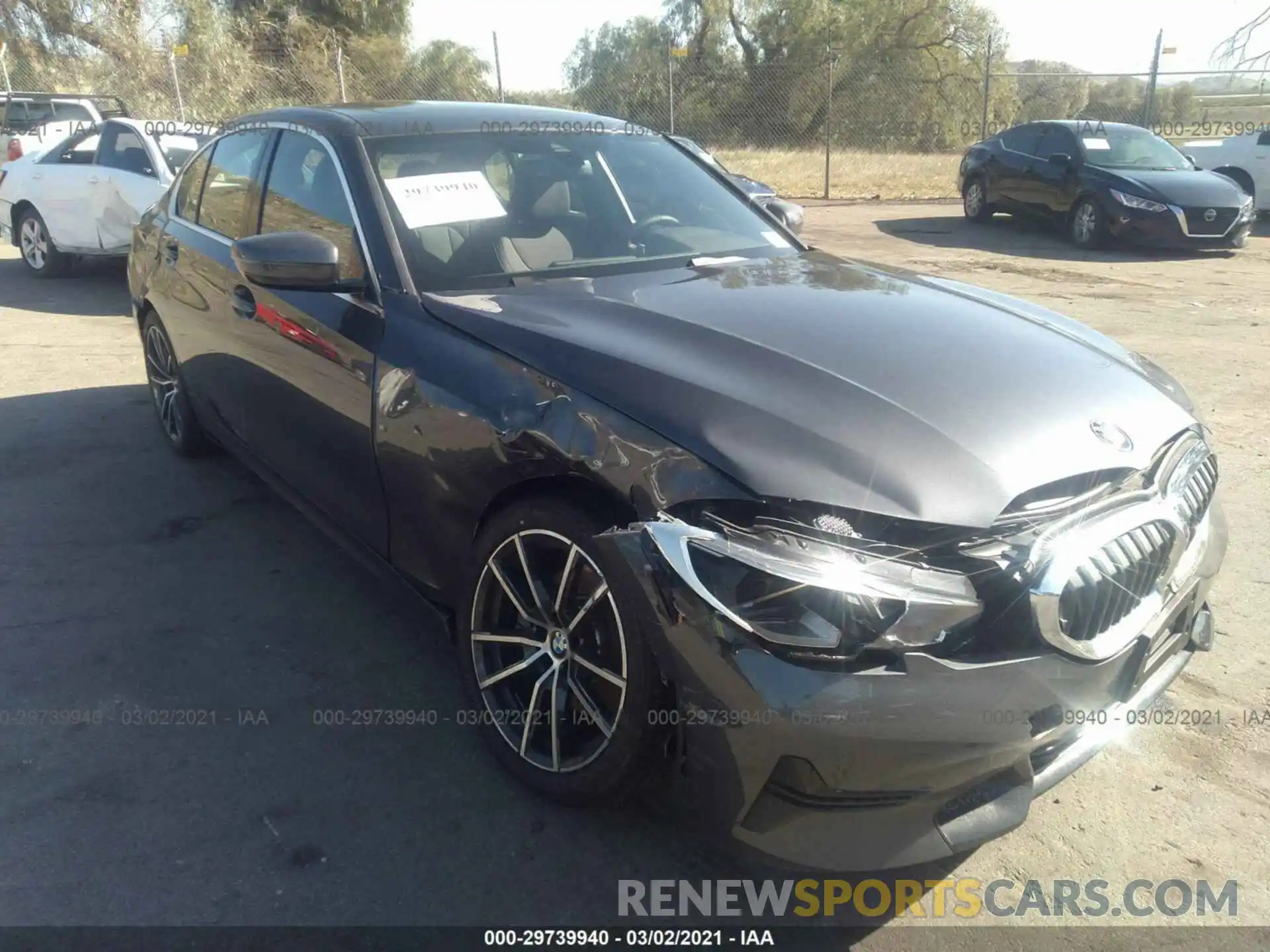 1 Photograph of a damaged car 3MW5R1J05M8B63798 BMW 3 SERIES 2021