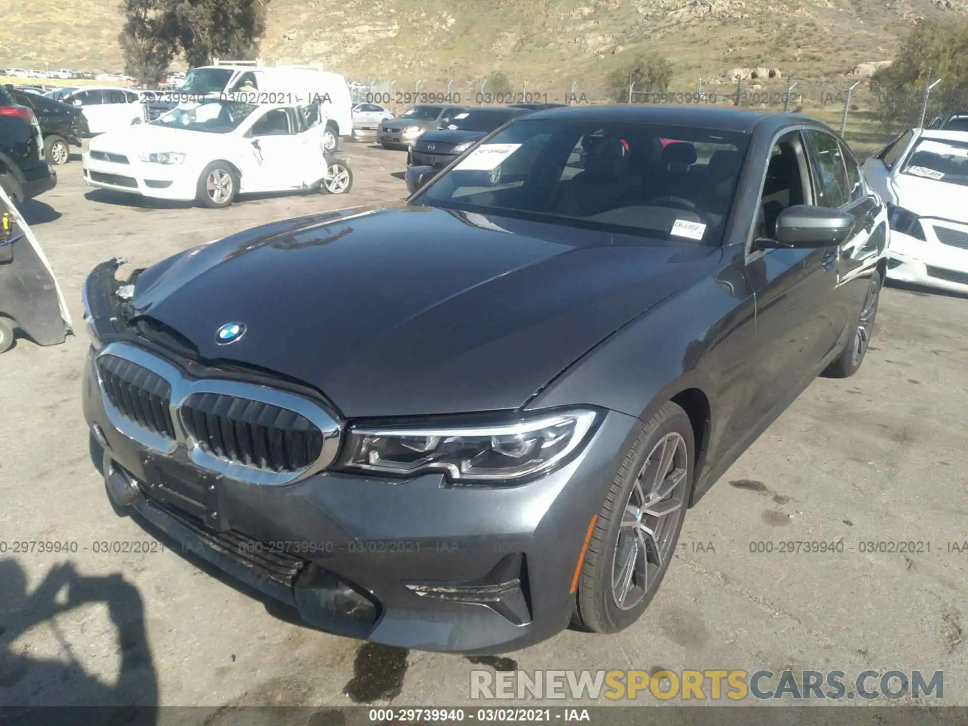 2 Photograph of a damaged car 3MW5R1J05M8B63798 BMW 3 SERIES 2021