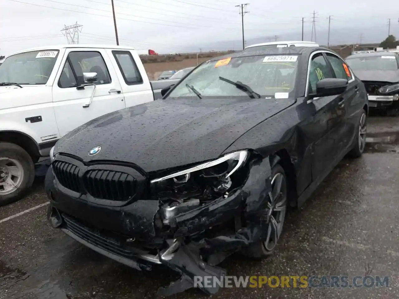 2 Photograph of a damaged car 3MW5R1J05M8B76616 BMW 3 SERIES 2021