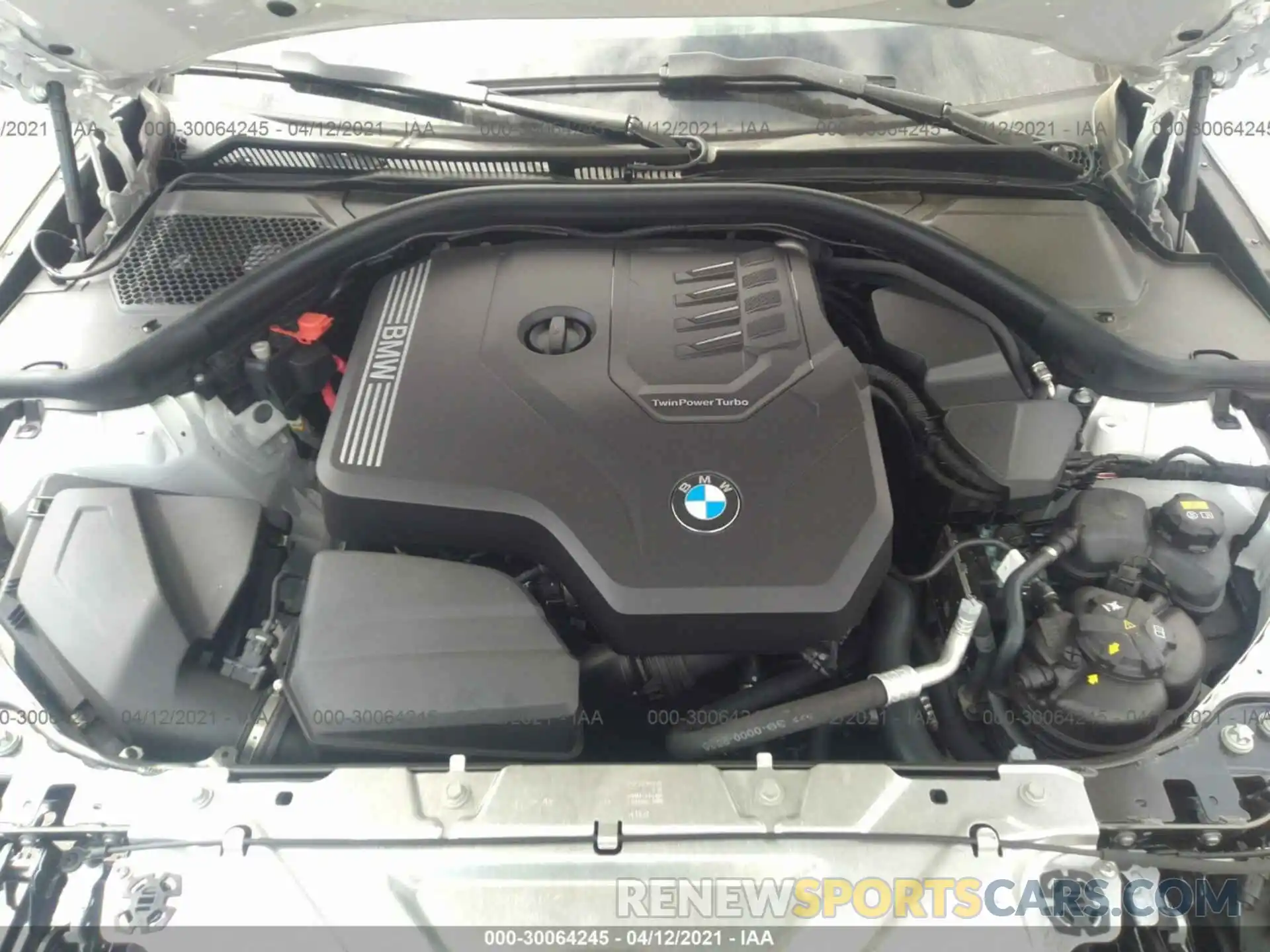 10 Фотография поврежденного автомобиля 3MW5R1J05M8B77216 BMW 3 SERIES 2021