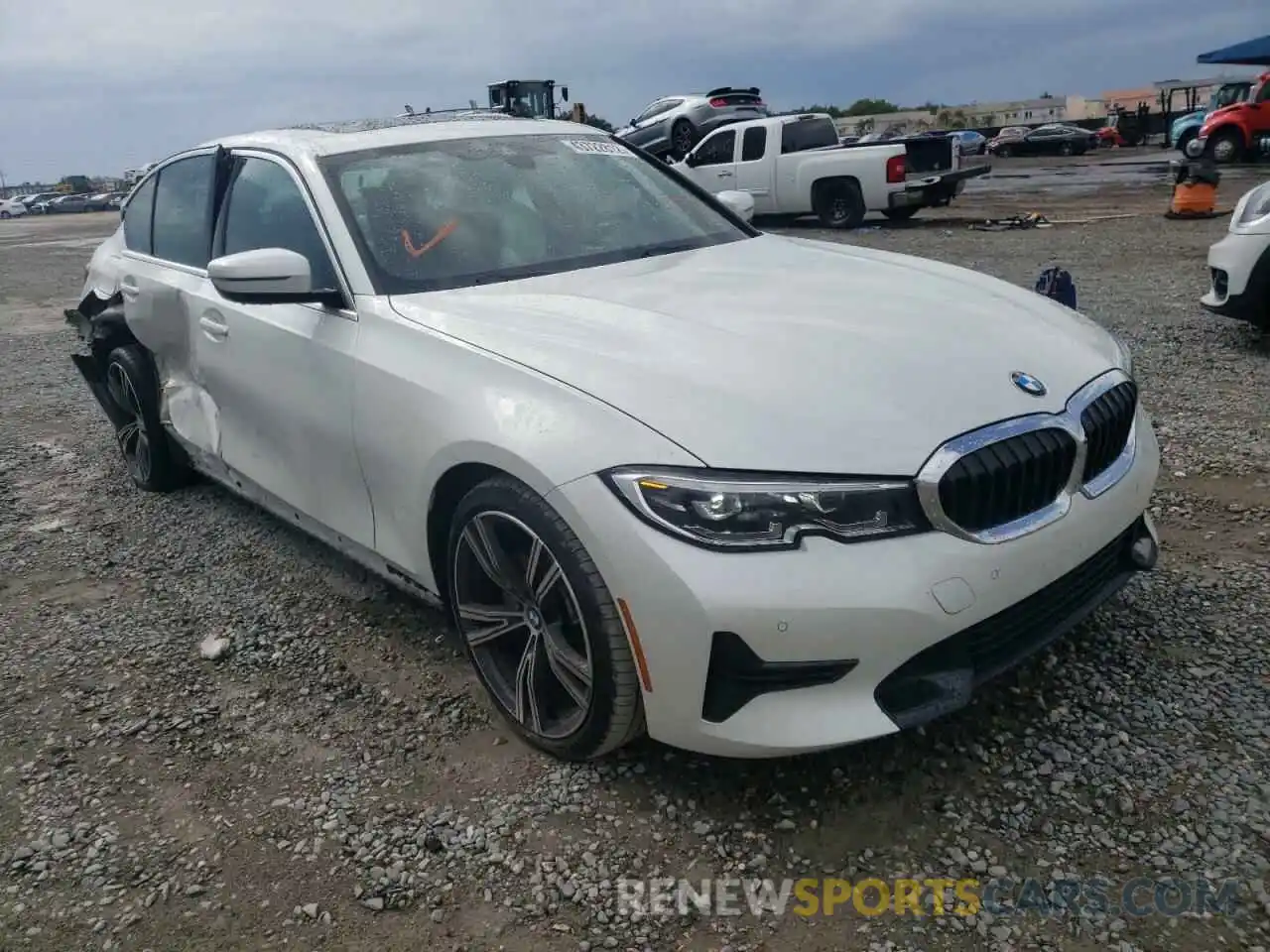 1 Photograph of a damaged car 3MW5R1J05M8B85607 BMW 3 SERIES 2021