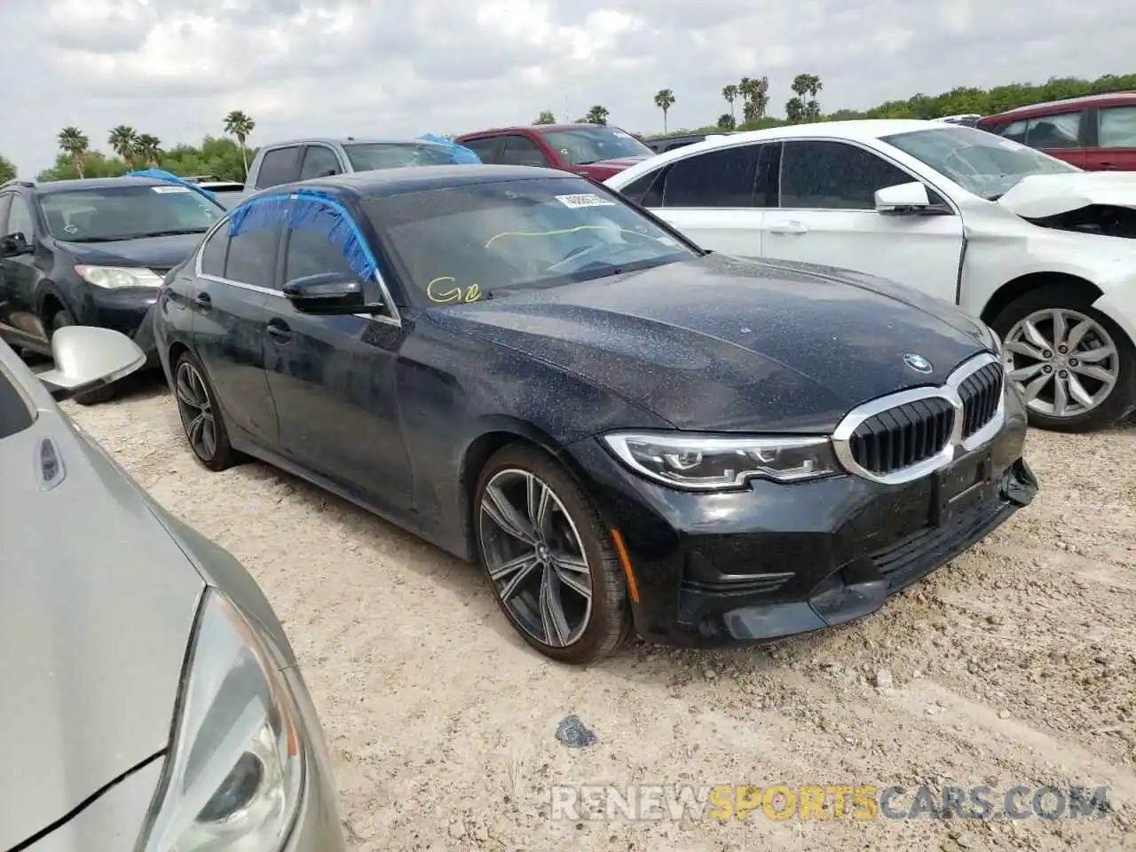 1 Photograph of a damaged car 3MW5R1J05M8B91066 BMW 3 SERIES 2021