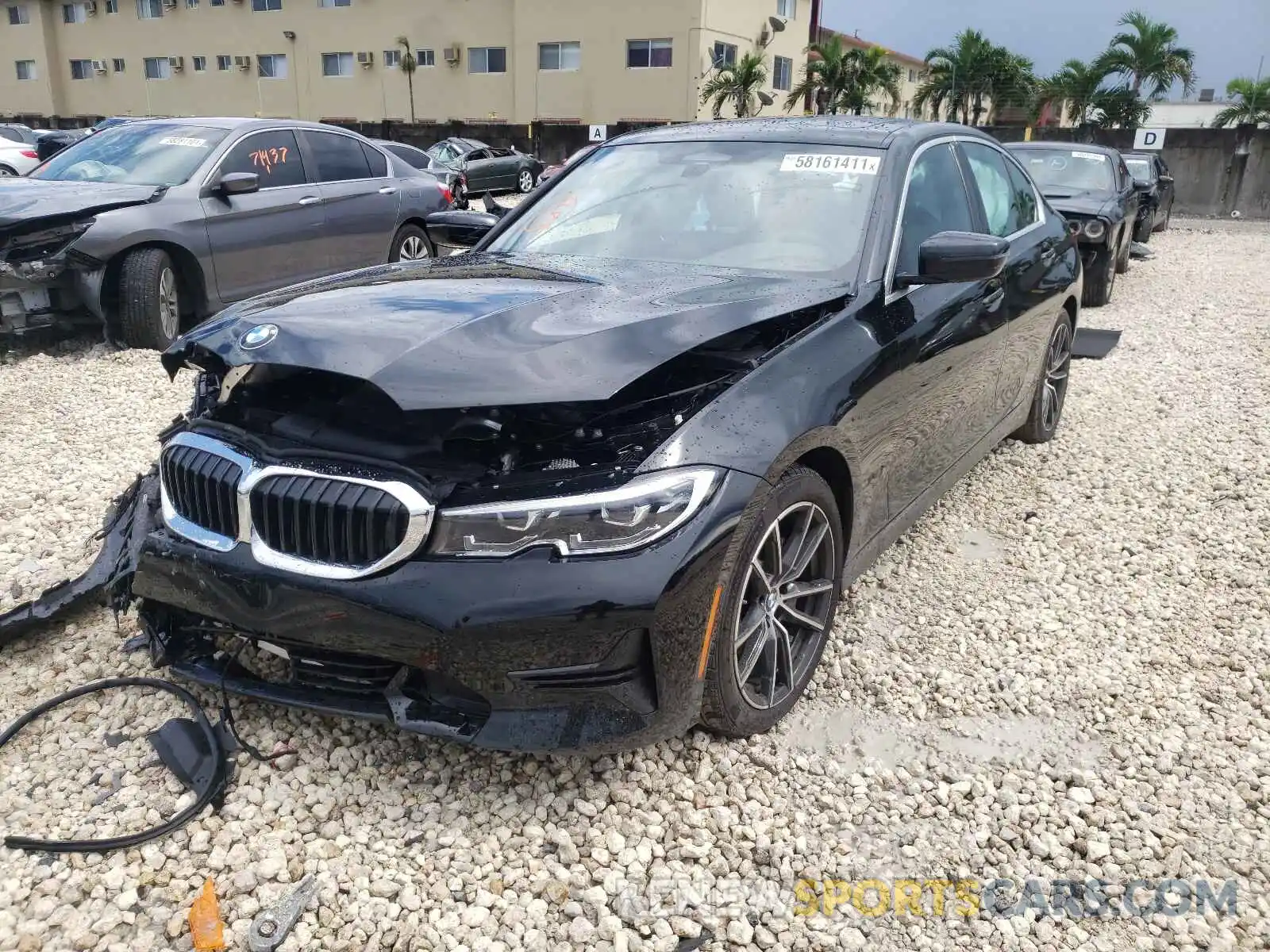 2 Фотография поврежденного автомобиля 3MW5R1J05M8B96803 BMW 3 SERIES 2021