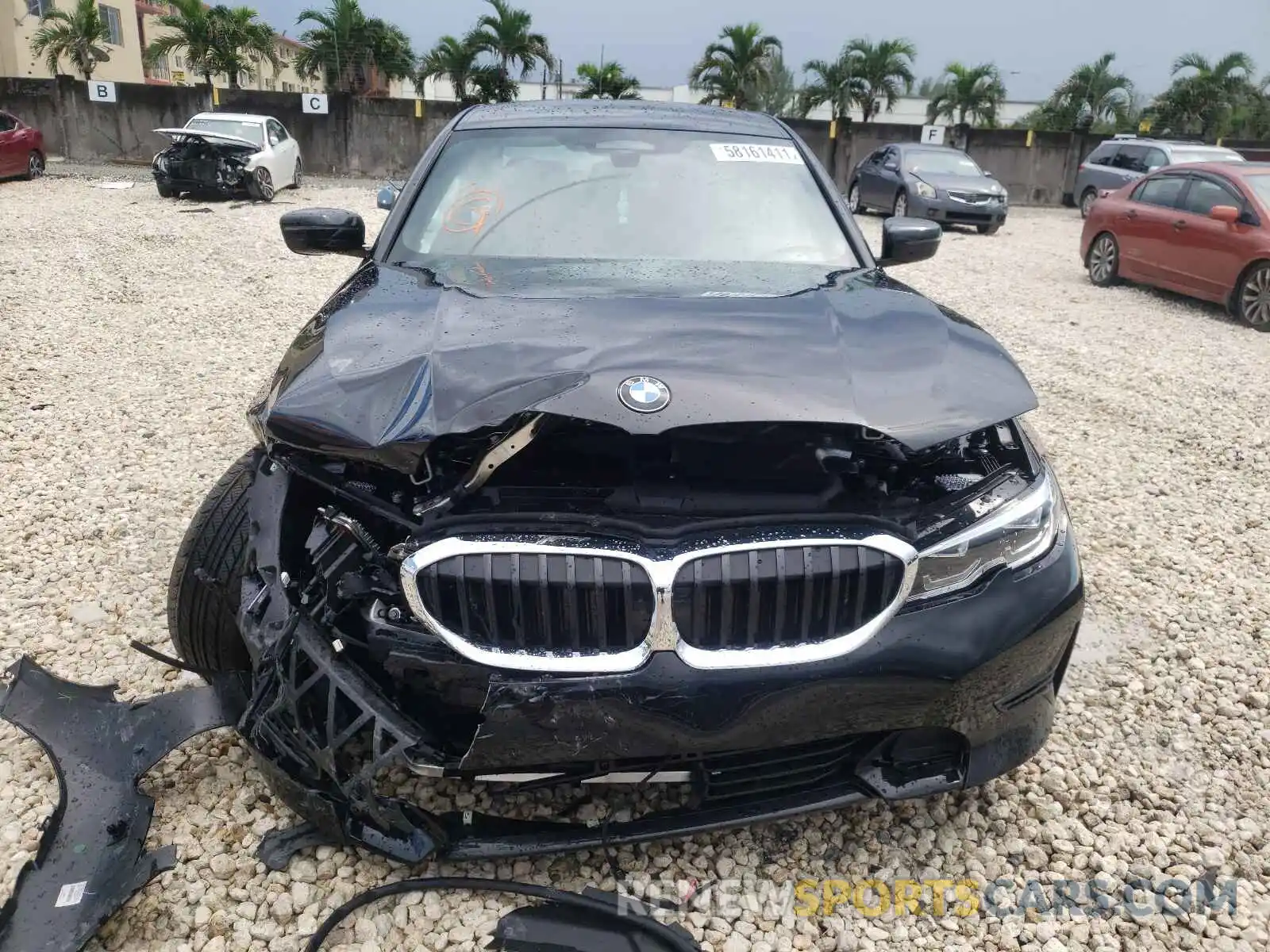 9 Photograph of a damaged car 3MW5R1J05M8B96803 BMW 3 SERIES 2021