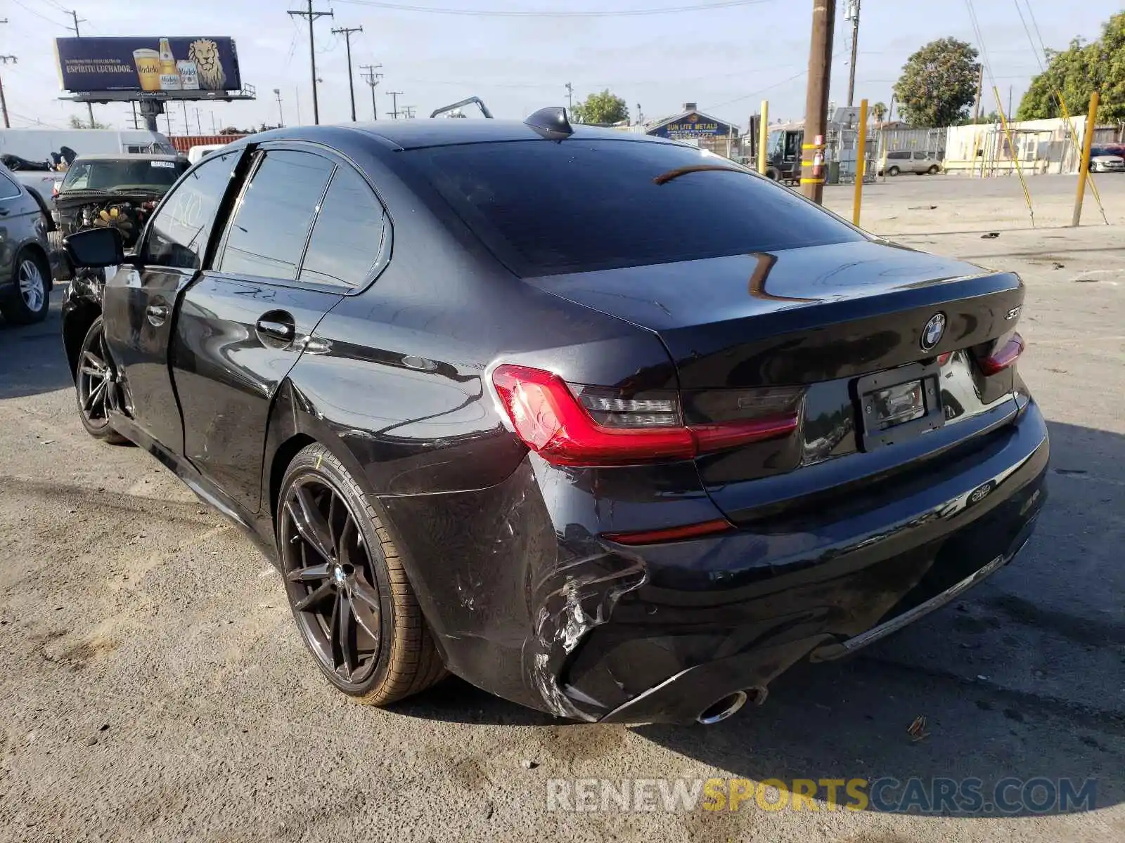 3 Photograph of a damaged car 3MW5R1J05M8B98793 BMW 3 SERIES 2021