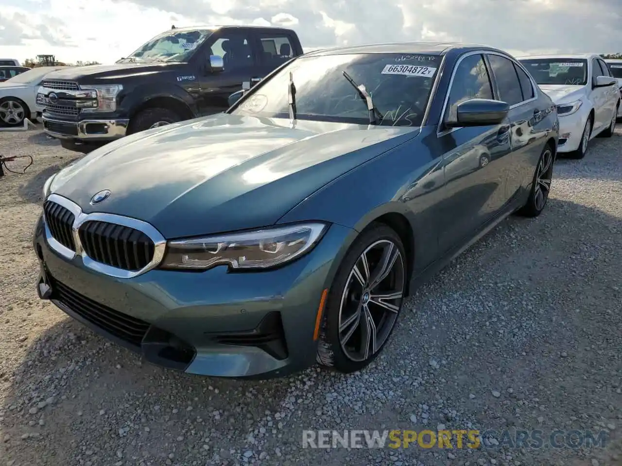 2 Photograph of a damaged car 3MW5R1J05M8B99796 BMW 3 SERIES 2021