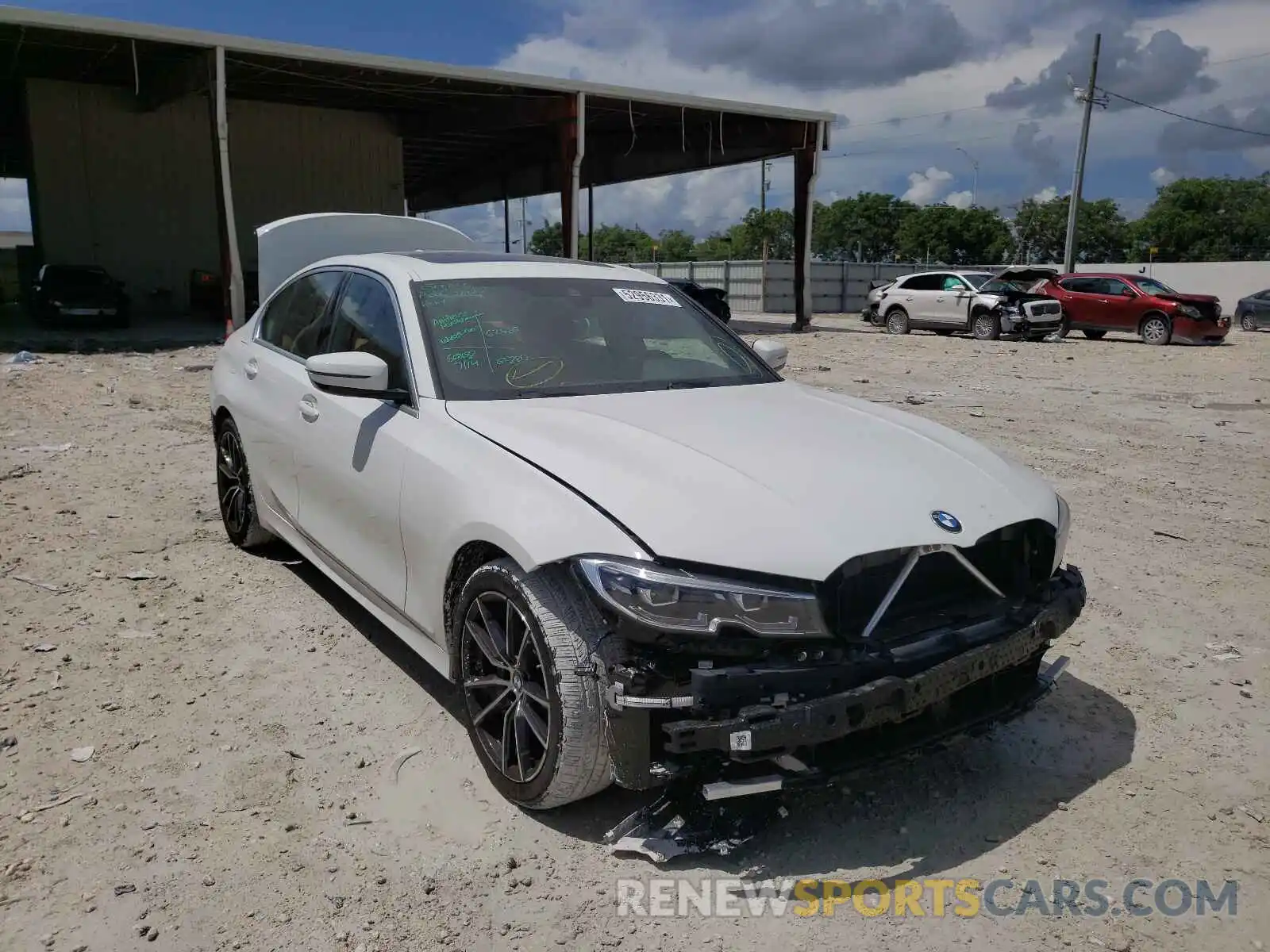 1 Photograph of a damaged car 3MW5R1J05M8C00431 BMW 3 SERIES 2021