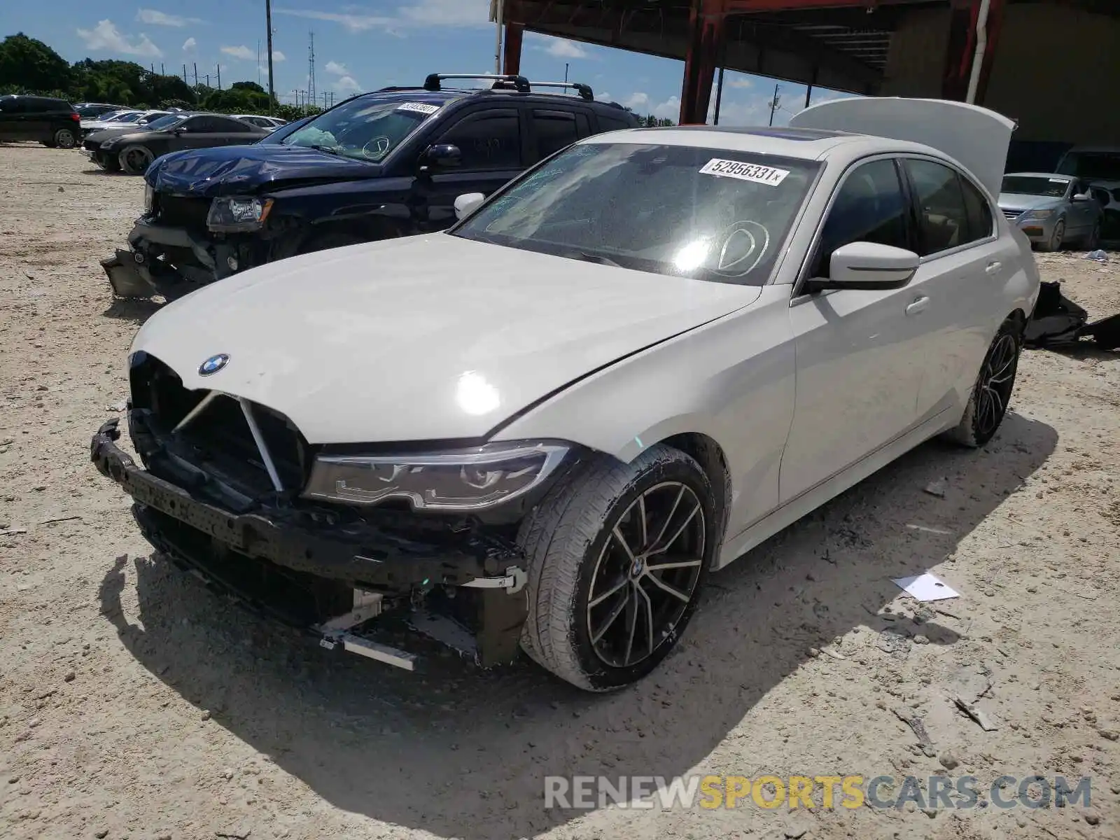 2 Photograph of a damaged car 3MW5R1J05M8C00431 BMW 3 SERIES 2021