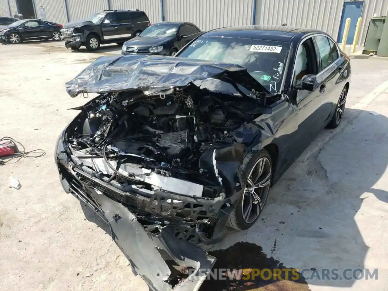 2 Photograph of a damaged car 3MW5R1J05M8C00834 BMW 3 SERIES 2021