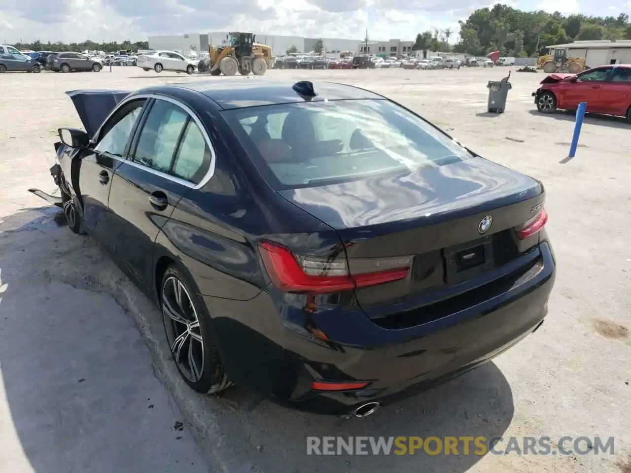 3 Photograph of a damaged car 3MW5R1J05M8C00834 BMW 3 SERIES 2021