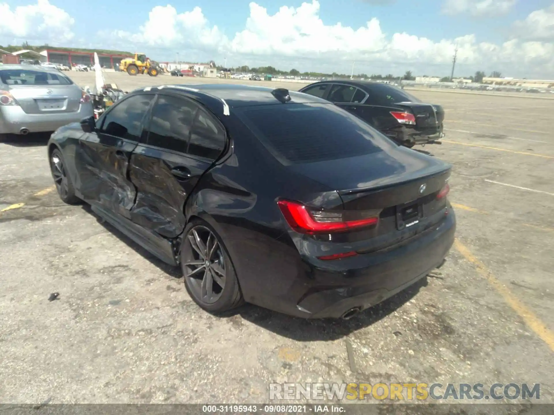 3 Photograph of a damaged car 3MW5R1J05M8C12689 BMW 3 SERIES 2021