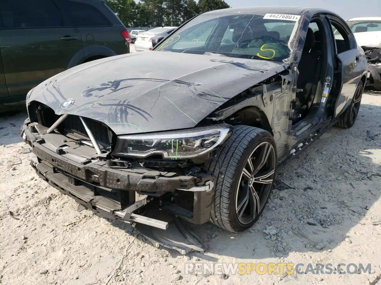 9 Photograph of a damaged car 3MW5R1J06M8B59842 BMW 3 SERIES 2021