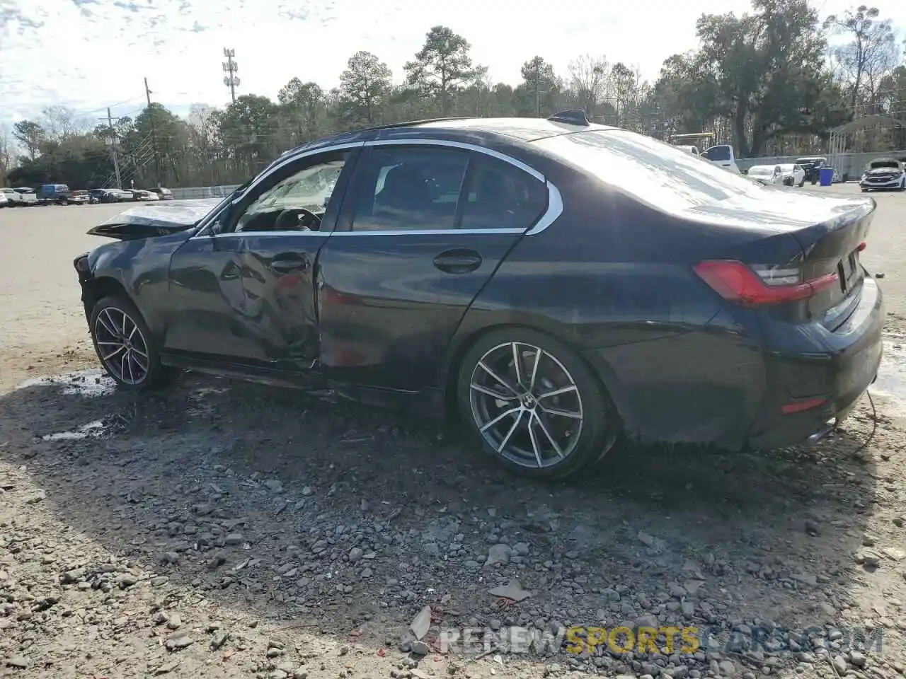 2 Фотография поврежденного автомобиля 3MW5R1J06M8B62630 BMW 3 SERIES 2021