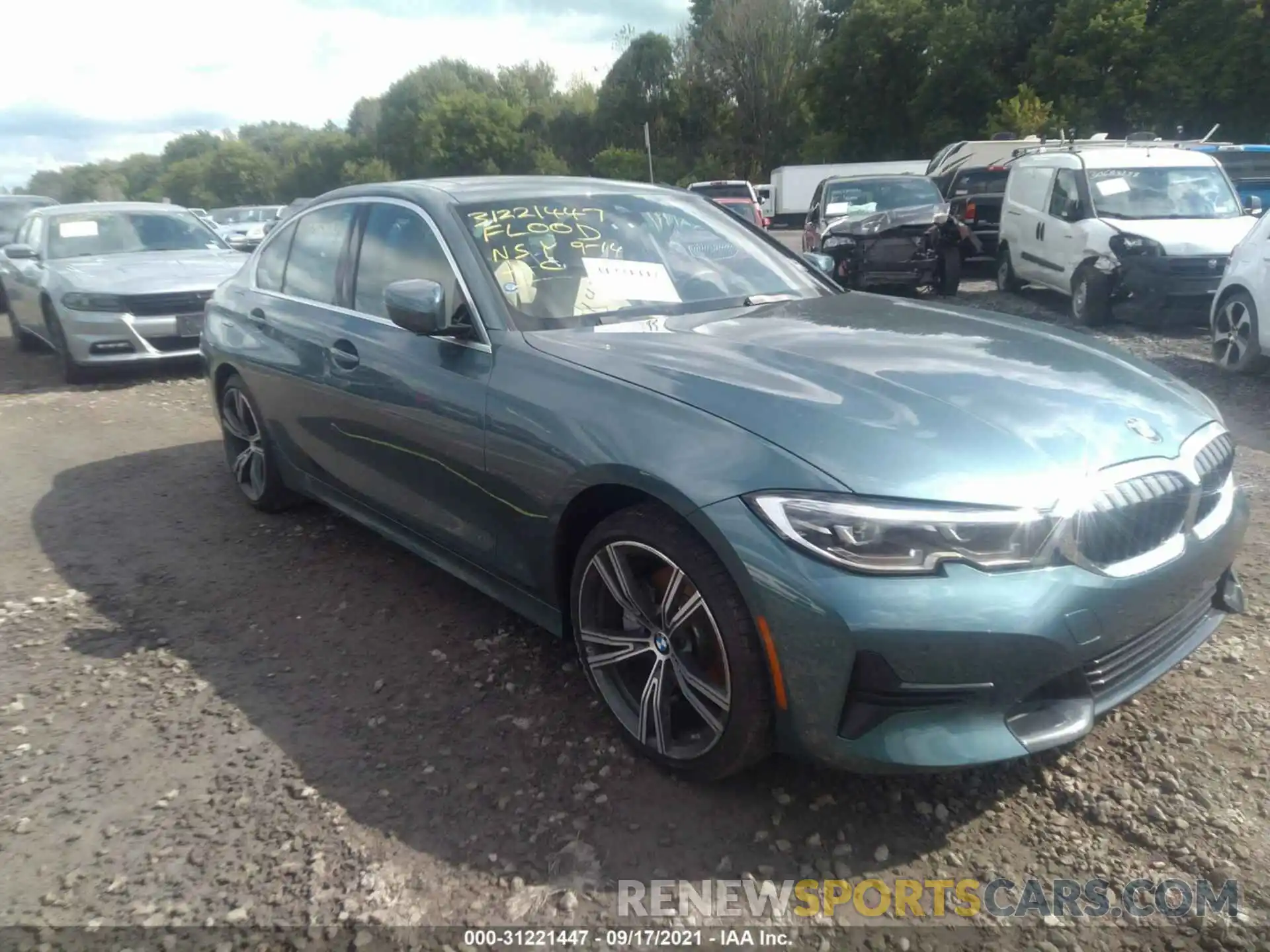 1 Photograph of a damaged car 3MW5R1J06M8B69495 BMW 3 SERIES 2021