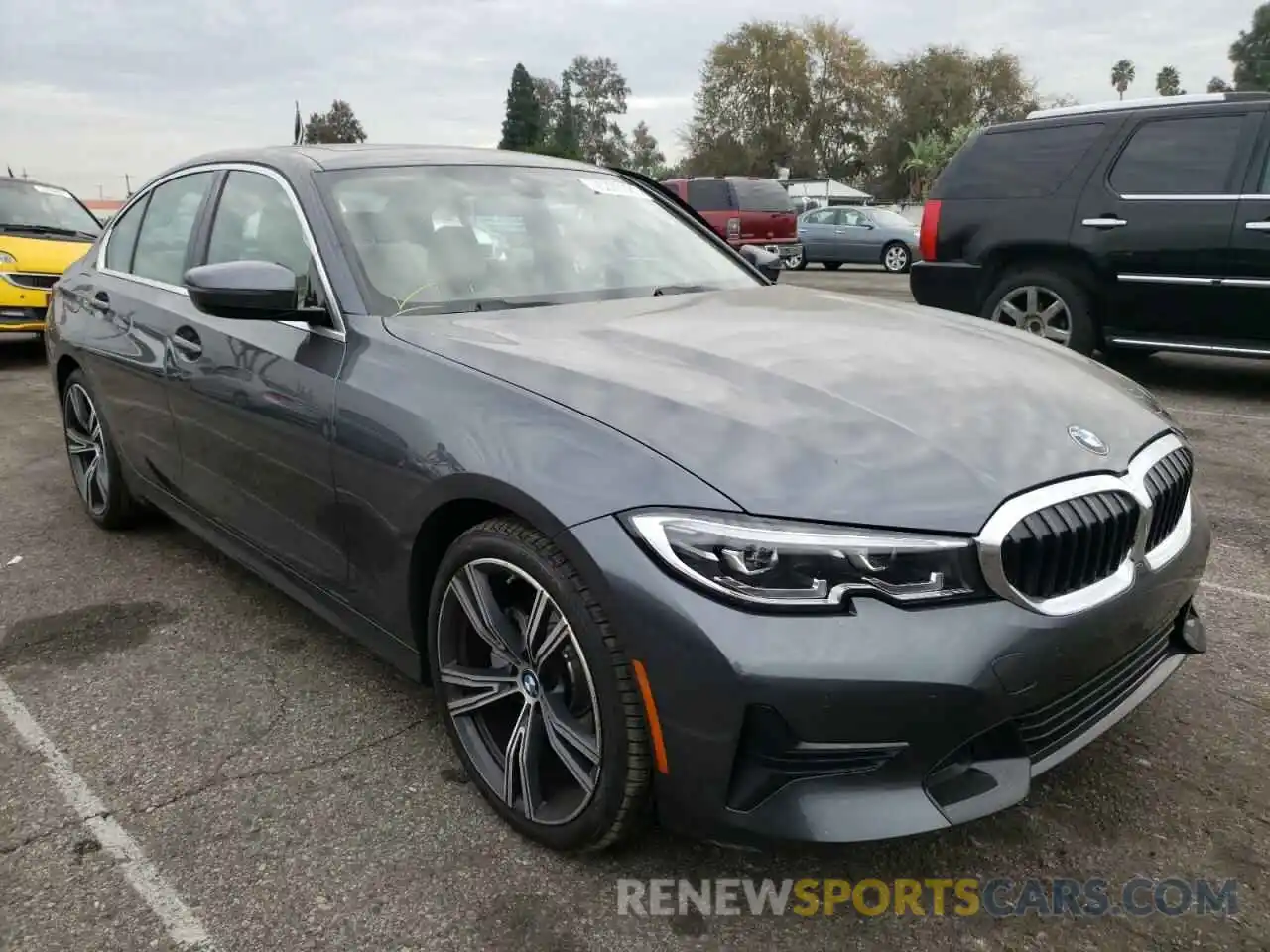 1 Photograph of a damaged car 3MW5R1J06M8B78116 BMW 3 SERIES 2021