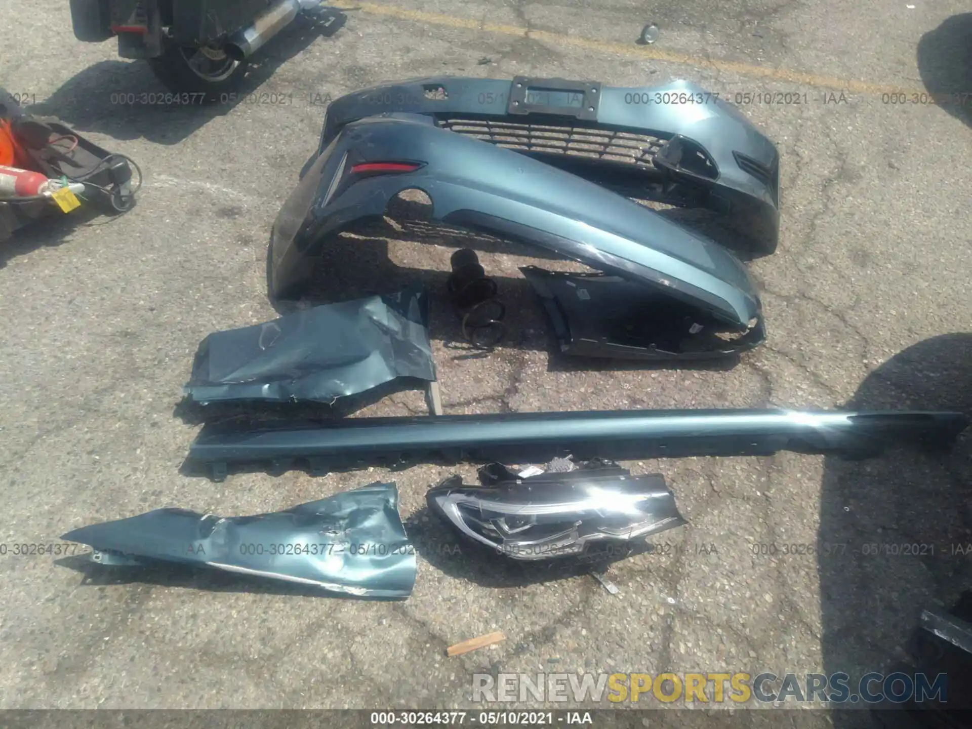 12 Фотография поврежденного автомобиля 3MW5R1J06M8B78584 BMW 3 SERIES 2021