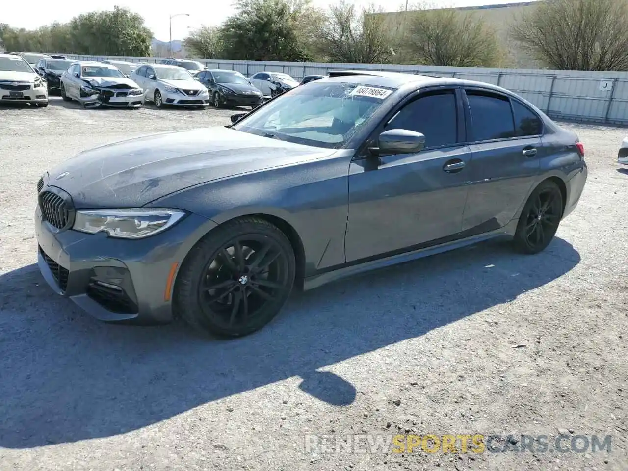 1 Photograph of a damaged car 3MW5R1J06M8B82022 BMW 3 SERIES 2021