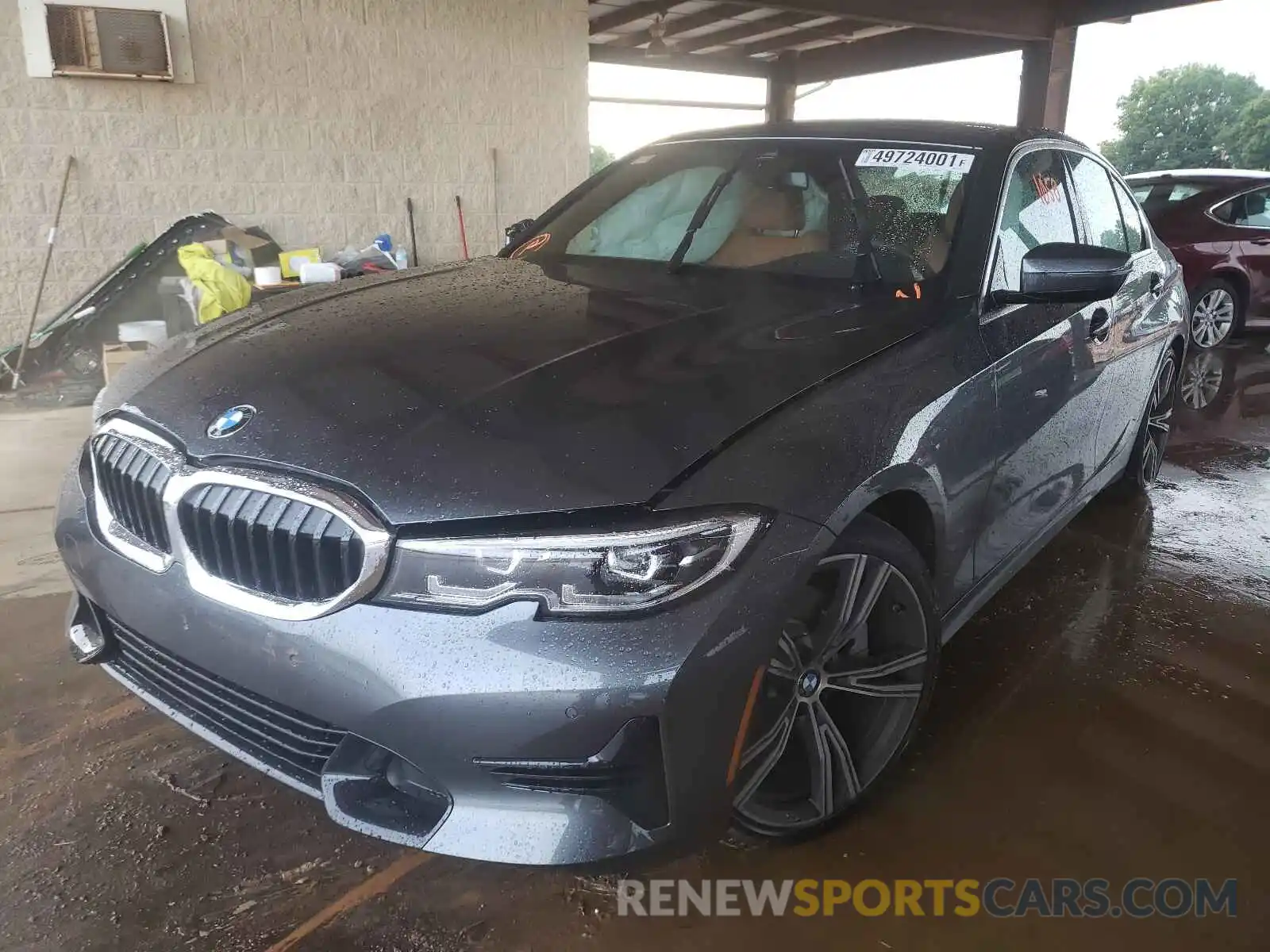 2 Photograph of a damaged car 3MW5R1J06M8B85888 BMW 3 SERIES 2021