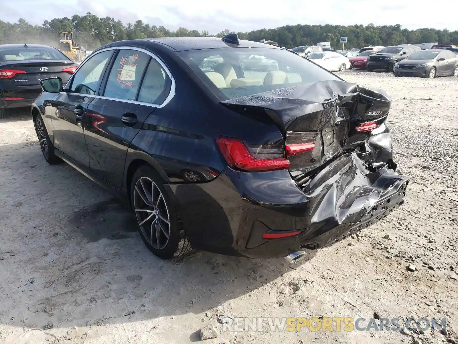 3 Photograph of a damaged car 3MW5R1J06M8C07792 BMW 3 SERIES 2021