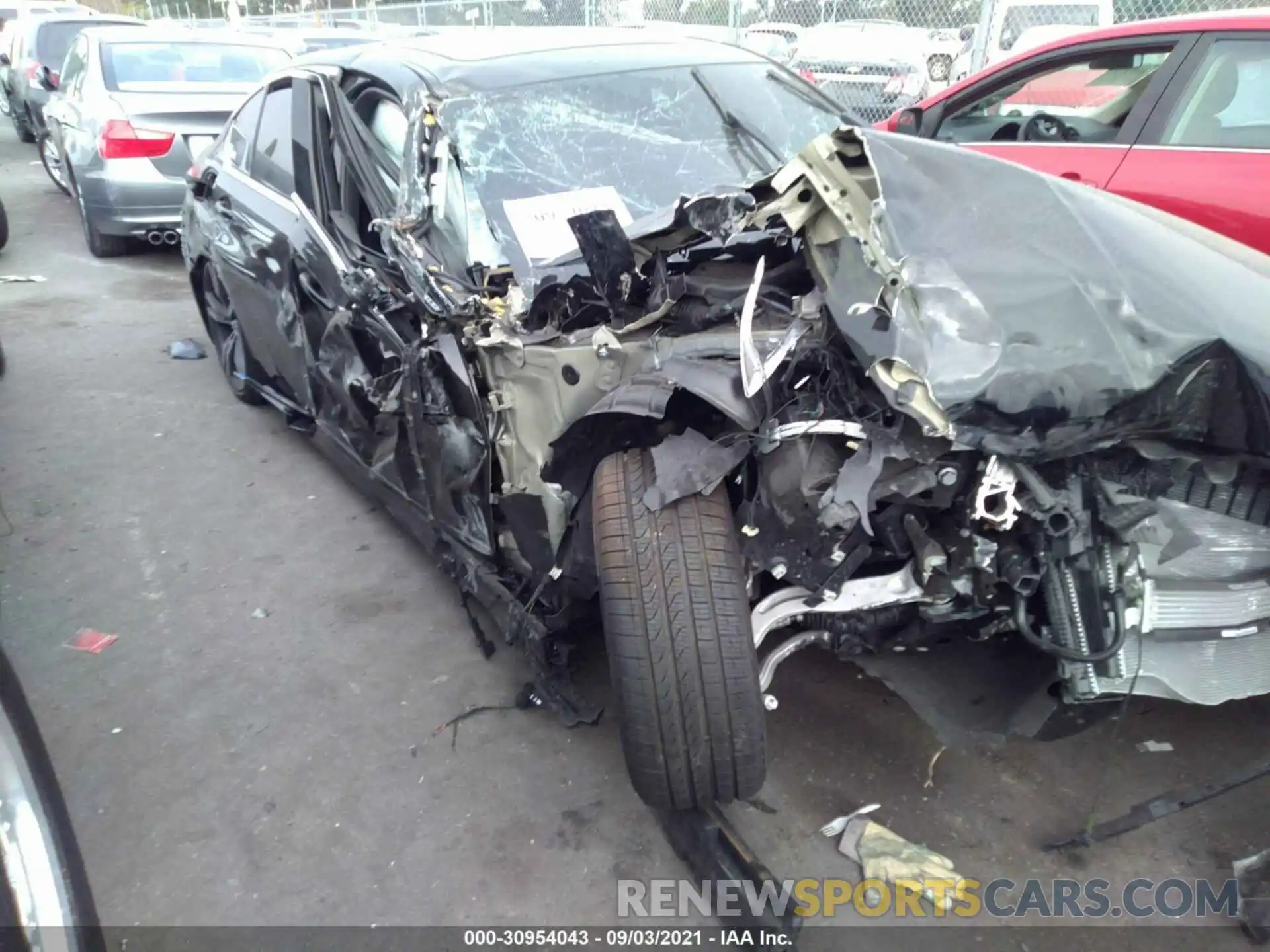 6 Photograph of a damaged car 3MW5R1J06M8C11163 BMW 3 SERIES 2021