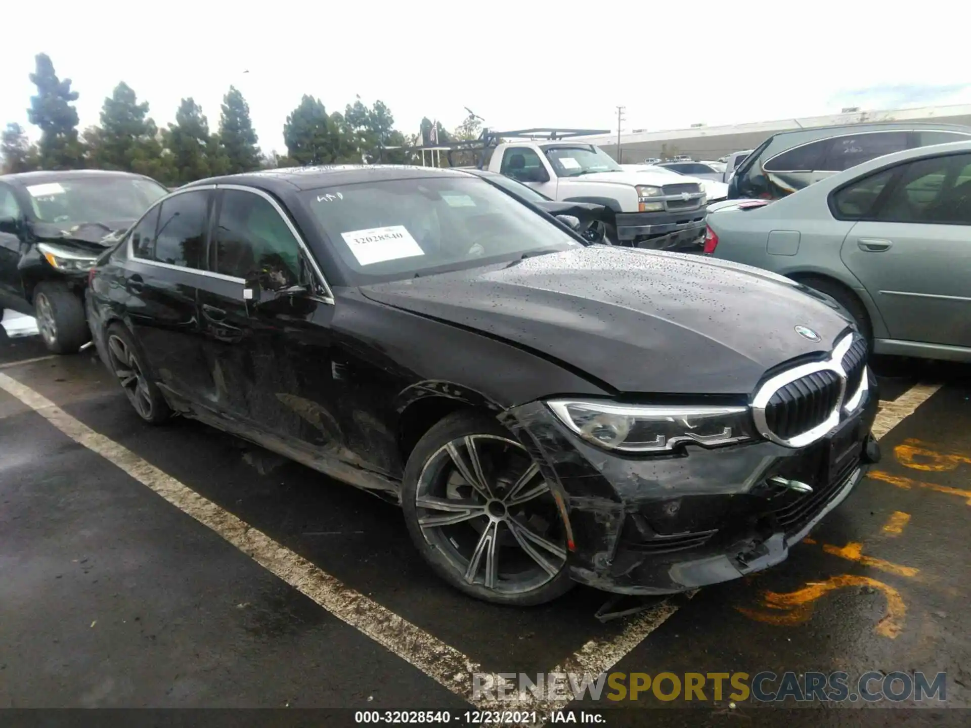 1 Photograph of a damaged car 3MW5R1J07M8B61468 BMW 3 SERIES 2021