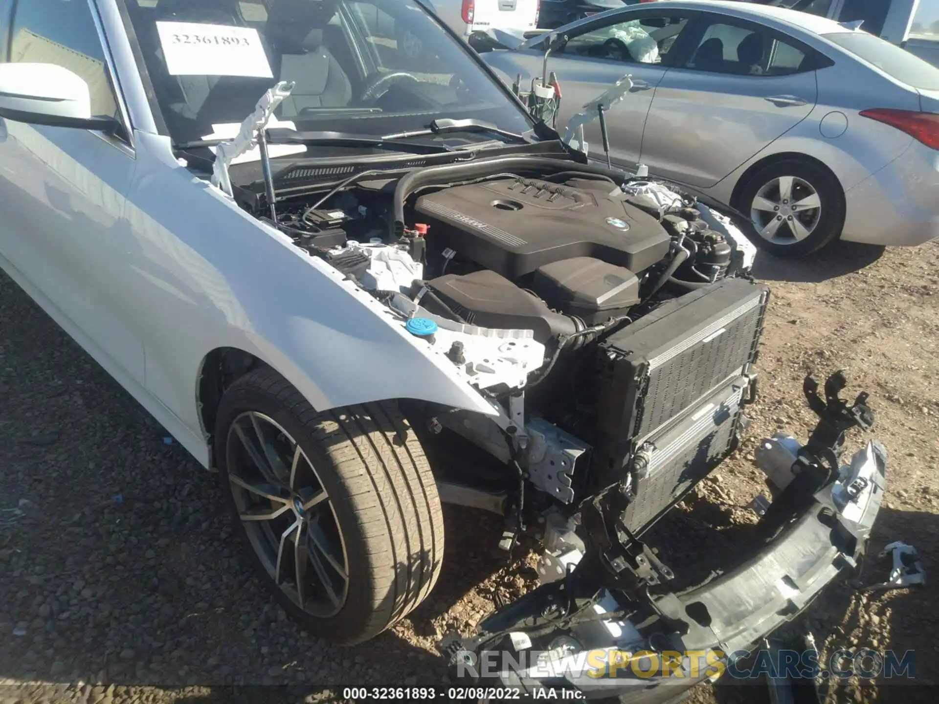 5 Photograph of a damaged car 3MW5R1J07M8B68601 BMW 3 SERIES 2021